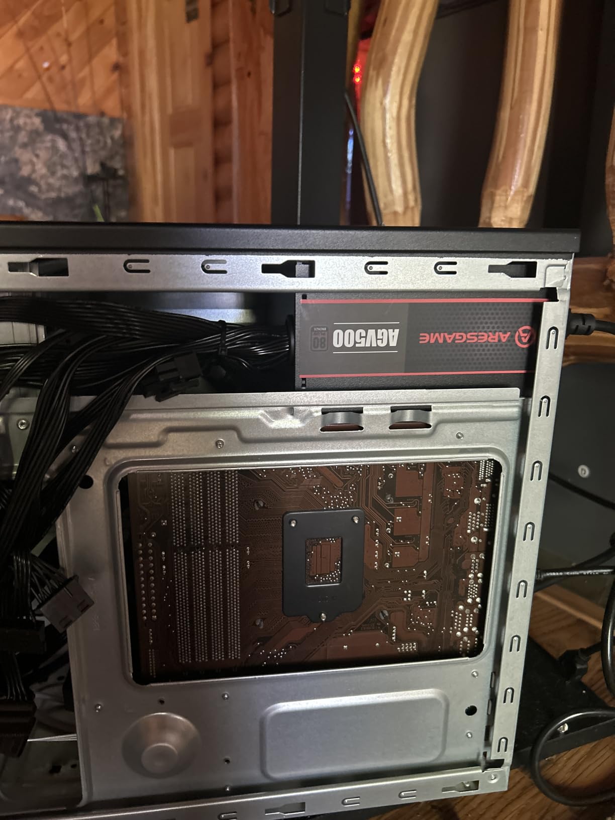 ARESGAME AGV Series 500W Power Supply, 80 Plus Bronze Certified, Non Modular Power Supply, 5 Year Warranty - Customer Photo 1