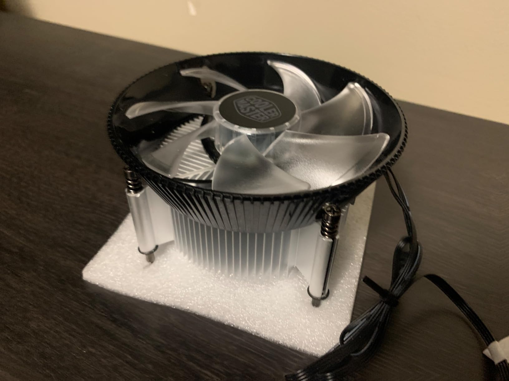 Cooler Master i70 Low-Profile CPU Air Cooler, 120 PWM Fan Anodized Black Aluminum Fins, Copper Insert Base, 70mm Tall, 95W TDP CPU Support for Intel LGA 1851|1700 Brackets Customer Review Cooler Master i70 Low-Profile CPU Air Cooler, 120 PWM Fan Anodized Black Aluminum Fins, Copper Insert Base, 70mm Tall, 95W TDP CPU Support for Intel LGA 1851|1700 Brackets - Customer Photo 1