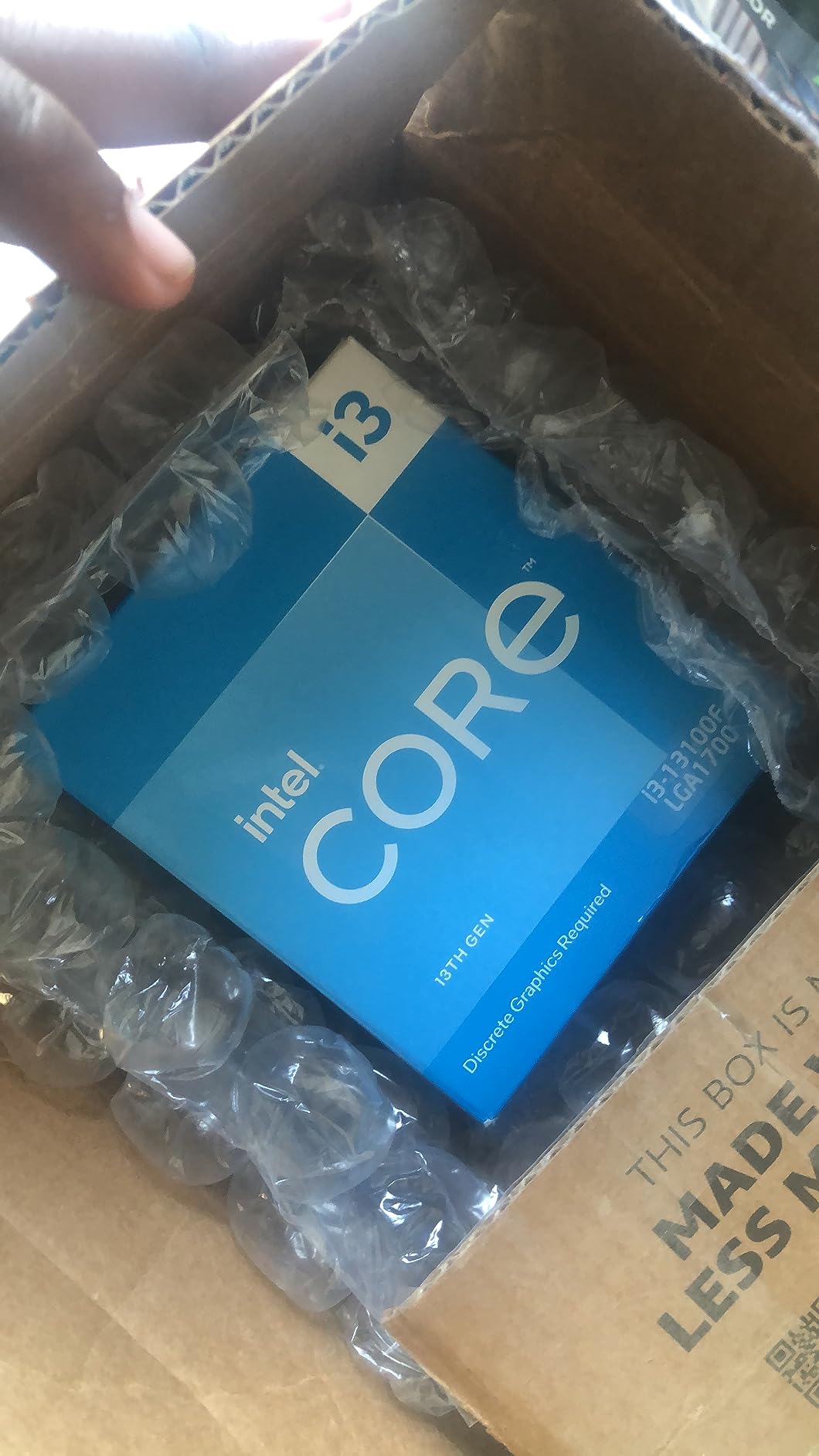 Boxed INTEL I3-13100F 12M Cache, UP to 4.50GHZ - Customer Photo 1