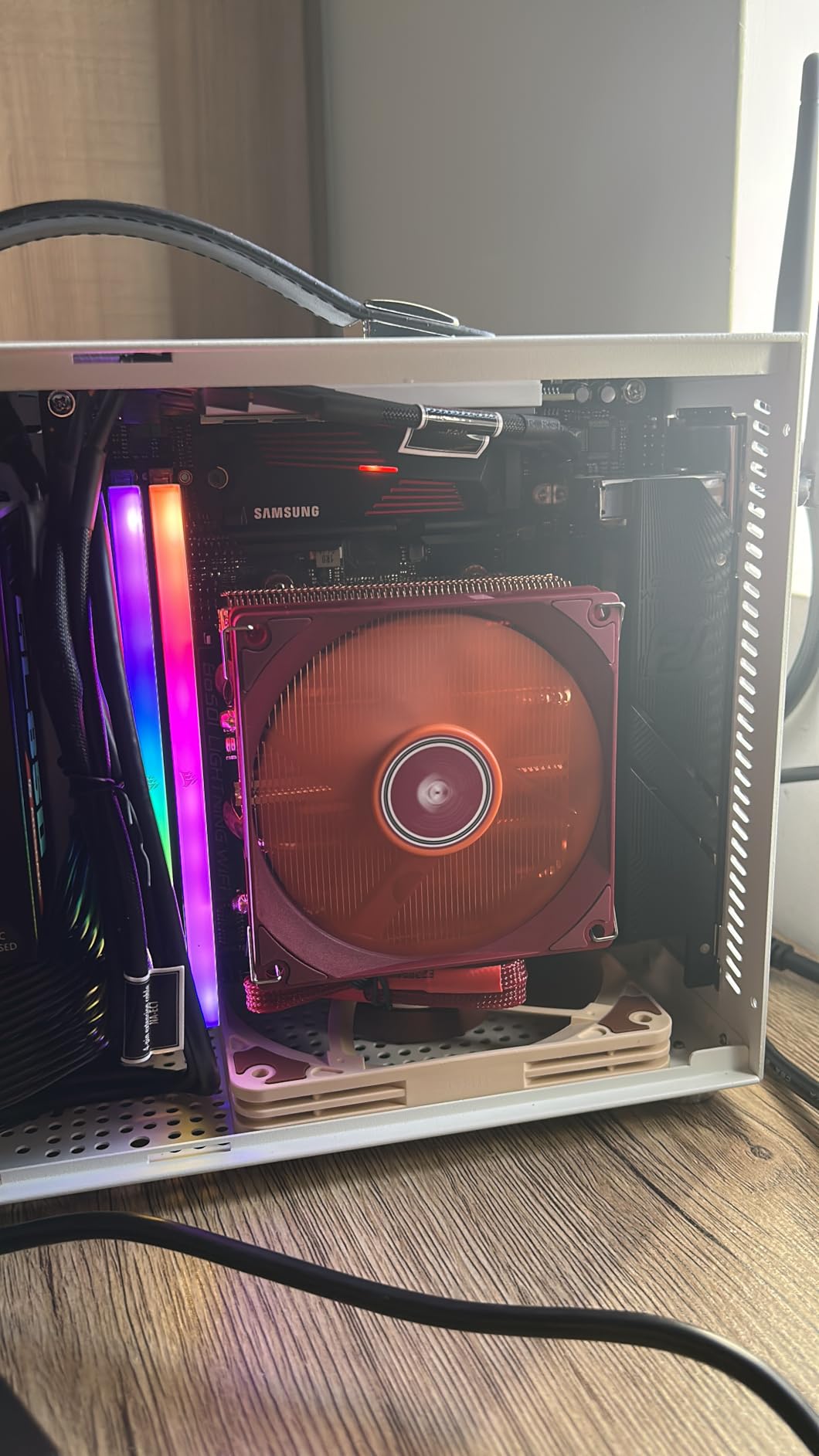 Thermalright AXP90-X53 White Low Profile ITX CPU Air Cooler, 53mm Height, TL-9015W Slim PWM Fan Low Noise 22.4dba, Silent ITX CPU Cooler, 2700RPM,for AM4/AM5/Intel 1150/1151/1155/1156/1200/1700/1851 Customer Review Thermalright AXP90-X53 White Low Profile ITX CPU Air Cooler, 53mm Height, TL-9015W Slim PWM Fan Low Noise 22.4dba, Silent ITX CPU Cooler, 2700RPM,for AM4/AM5/Intel 1150/1151/1155/1156/1200/1700/1851 - Customer Photo 1