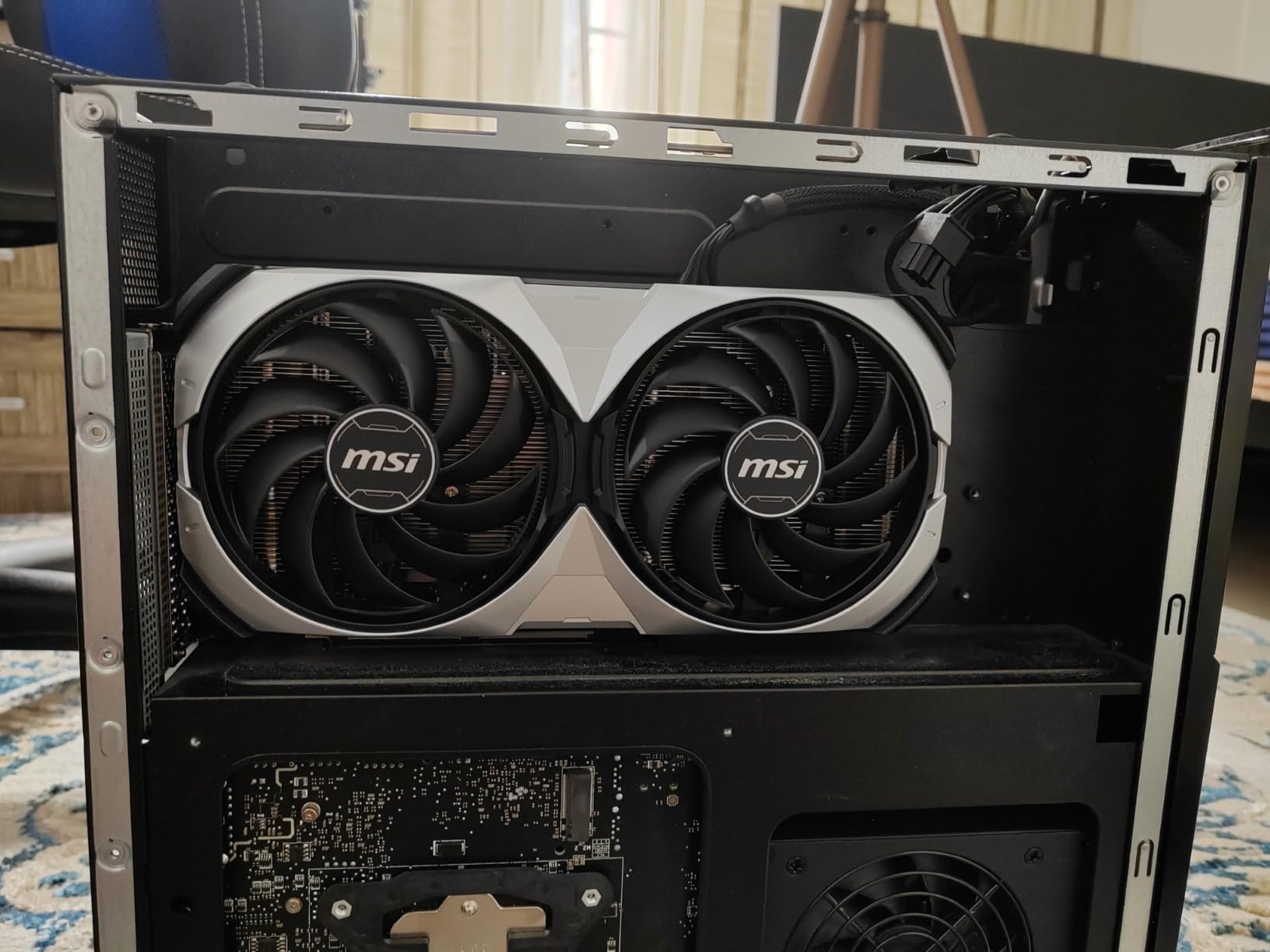 MSI Gaming GeForce RTX 4070 12GB GDRR6X Extreme Clock: 2520 MHz 192-Bit HDMI/DP Nvlink TORX Fan 4.0 Ada Lovelace Architecture Graphics Card (RTX 4070 Ventus 2X 12G OC) Customer Review MSI Gaming GeForce RTX 4070 12GB GDRR6X Extreme Clock: 2520 MHz 192-Bit HDMI/DP Nvlink TORX Fan 4.0 Ada Lovelace Architecture Graphics Card (RTX 4070 Ventus 2X 12G OC) - Customer Photo 2