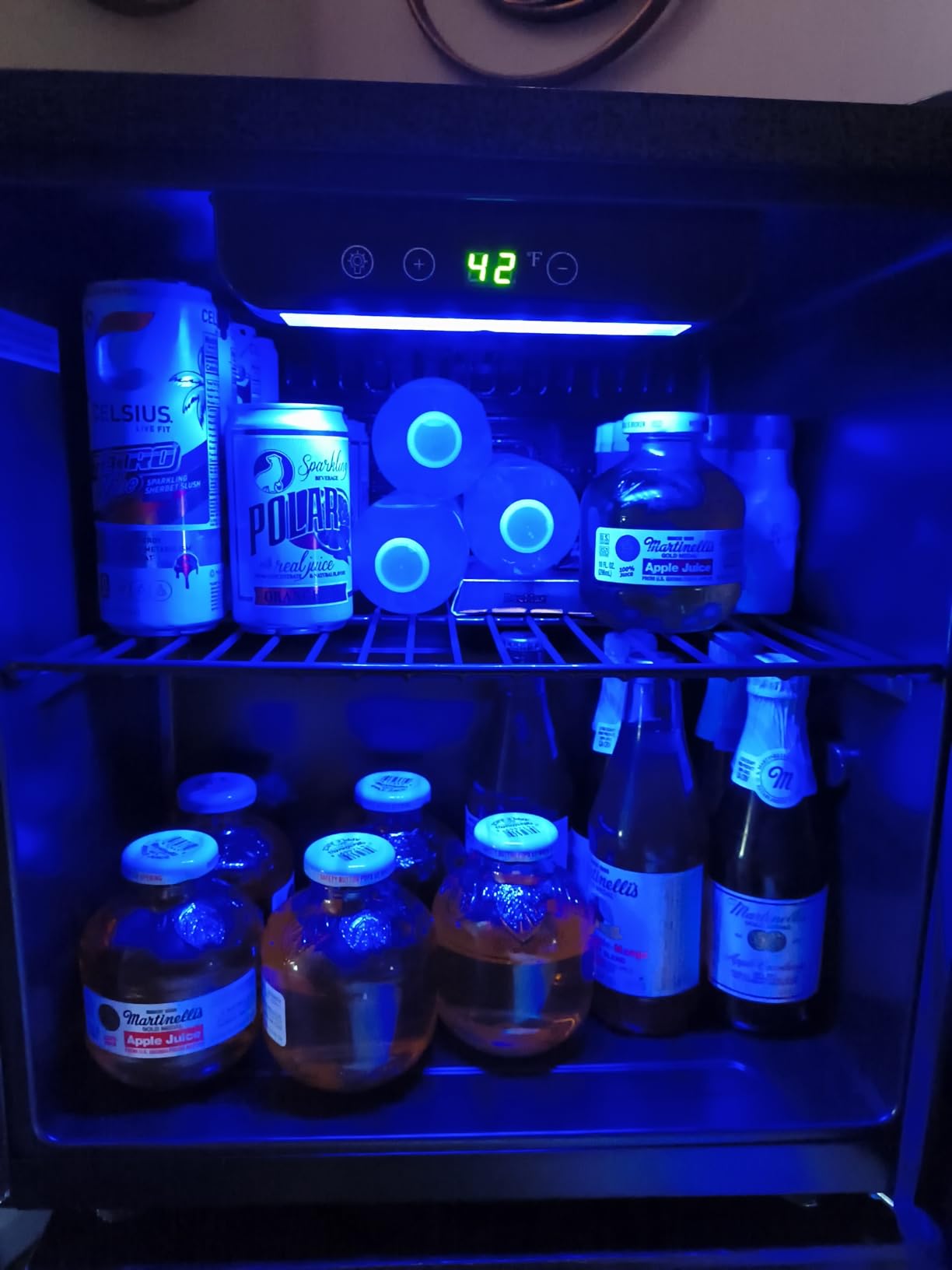 Antarctic Star Beverage Refrigerator Cooler 68 Can, Mini Fridge with Glass Door for Beer Drinks Wine,Freestanding Small Fridge with Electronic Temperature Control for Home and Bar,1.7 cu.ft - Customer Photo 1