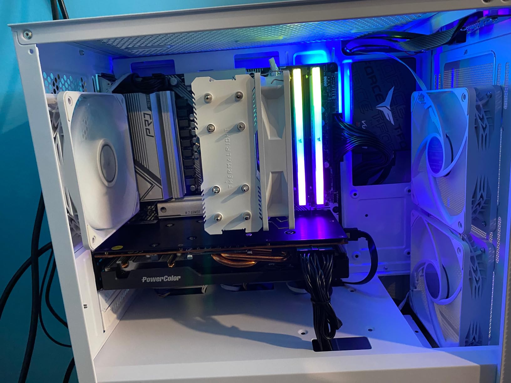 Thermalright Assassin X 120 SE White CPU Air Cooler, 4 Heat Pipes, TL-C12CW PWM Quiet Fan CPU Cooler with S-FDB Bearing, for AMD AM4 AM5/Intel 1700/1150/1151/1200/1851 - Customer Photo 1