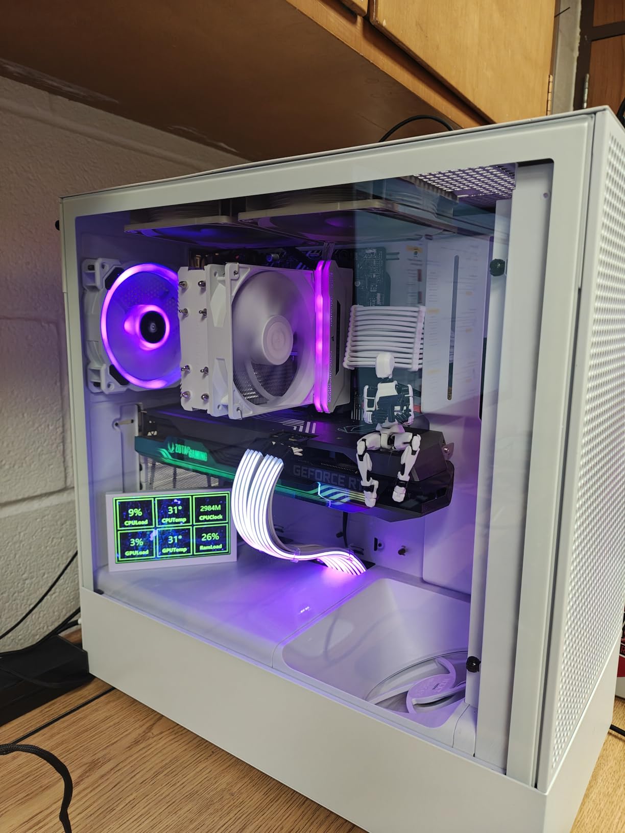 Thermalright Assassin X 120 SE White CPU Air Cooler, 4 Heat Pipes, TL-C12CW PWM Quiet Fan CPU Cooler with S-FDB Bearing, for AMD AM4 AM5/Intel 1700/1150/1151/1200/1851 - Customer Photo 2