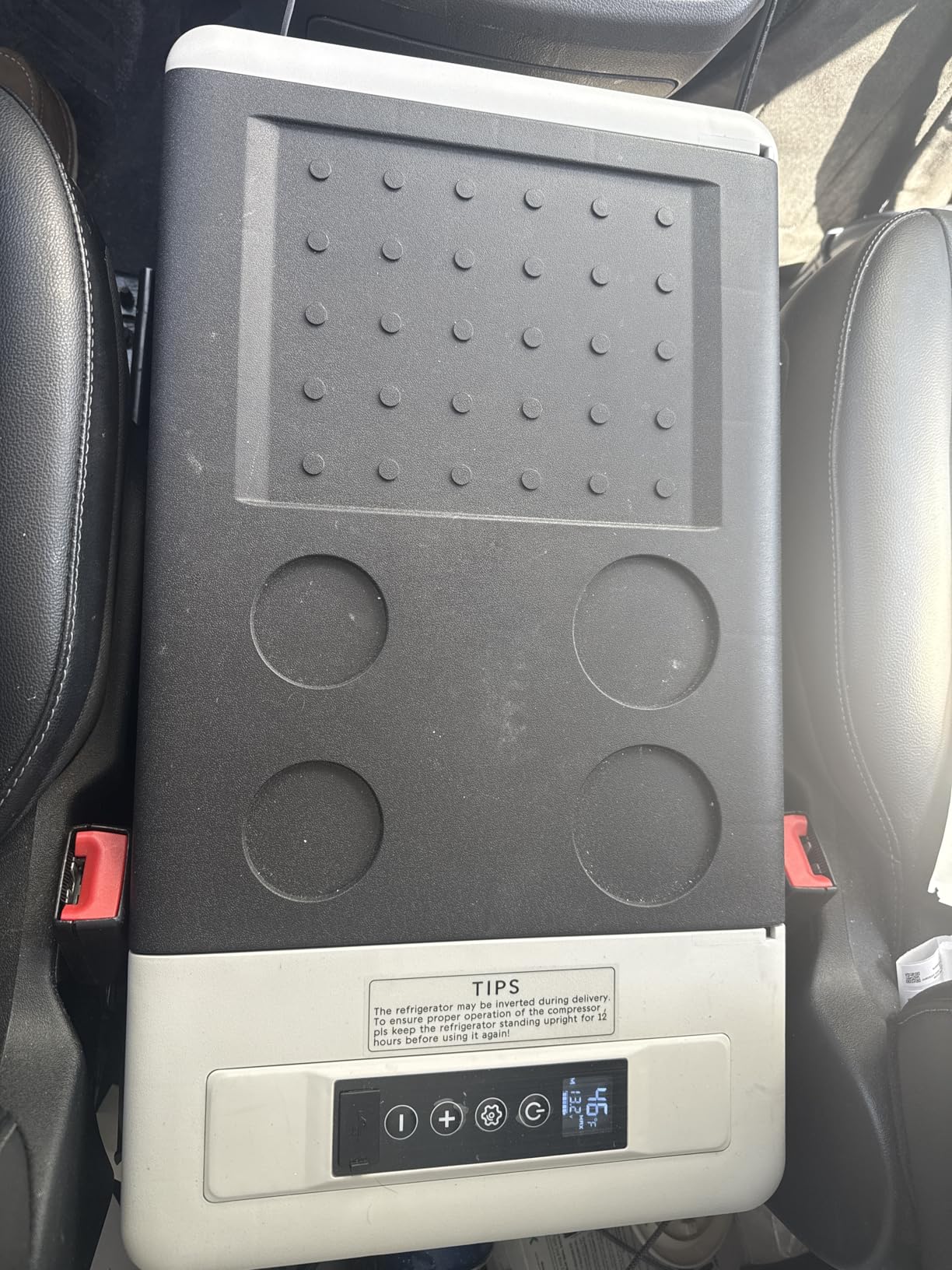 EUHOMY 12 Volt Refrigerator, 19QT(18L) Compressor Electric Cooler APP Control, Car Fridge -4℉~68℉, Portable Refrigerator 12/24V DC 100-240V AC, Portable Freezer for Camping, Travel, Boat - Customer Photo 3