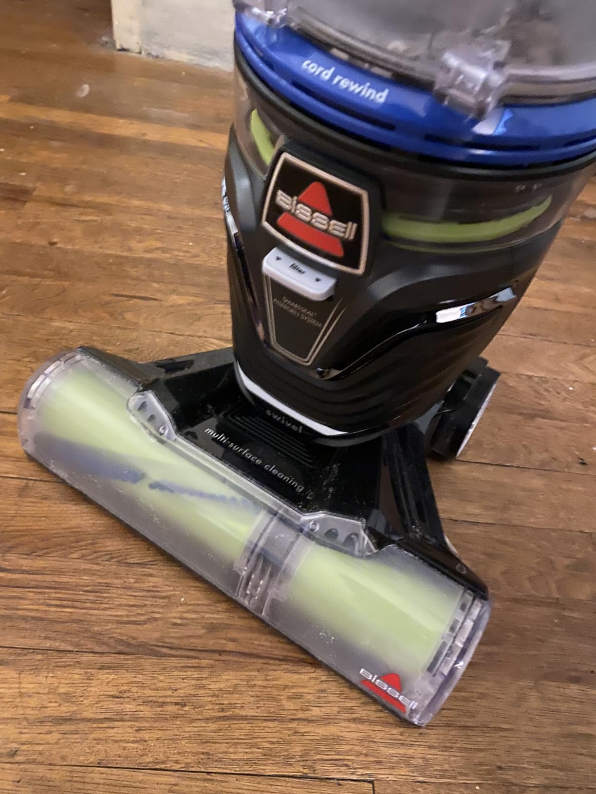 BISSELL Pet Hair Eraser Turbo Lift-Off Vacuum, w/Self-Cleaning Brush Roll, HEPA Filtration, Powerful Pet Hair Pickup with TurboBrush Pivot Tool & LED-lit dusting Brush & Crevice Tool, 3774F Customer Review BISSELL Pet Hair Eraser Turbo Lift-Off Vacuum, w/Self-Cleaning Brush Roll, HEPA Filtration, Powerful Pet Hair Pickup with TurboBrush Pivot Tool & LED-lit dusting Brush & Crevice Tool, 3774F - Customer Photo 3