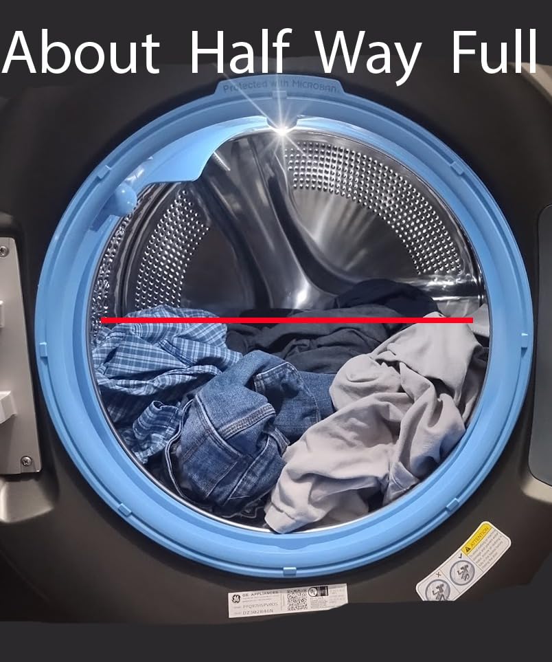 GE Profile PFQ97HSPVDS 28 Inch Smart Front Load Washer/Dryer Combo with 4.8 cu.ft. Capacity, 12 Wash Cycles, 14 Dryer Cycles - Customer Photo 1