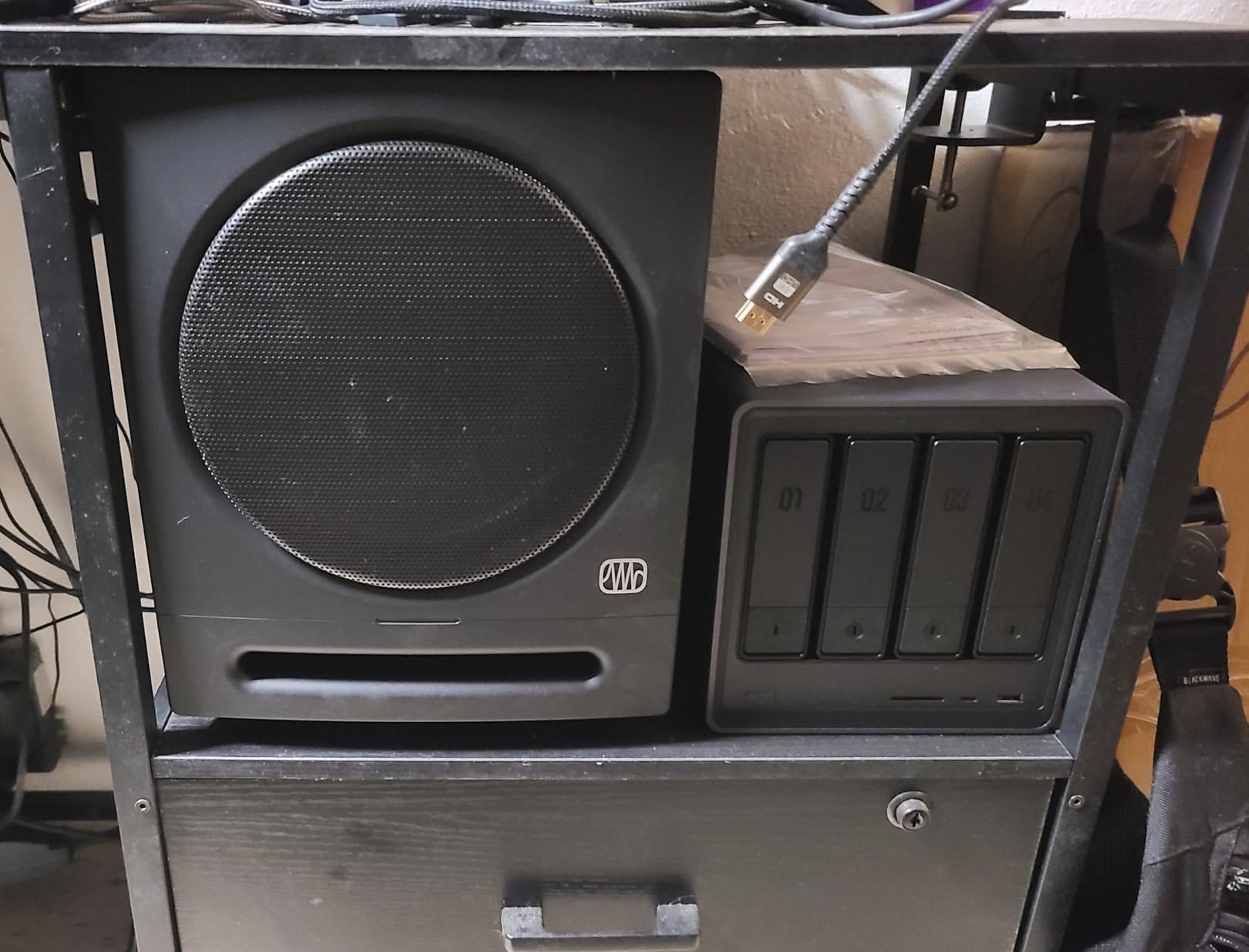 PreSonus Eris 3.5 Studio Monitors, Pair — Powered, Active Monitor Speakers for Near Field Music Production, Desktop Computer, Hi-Fi Audio - Customer Photo 1