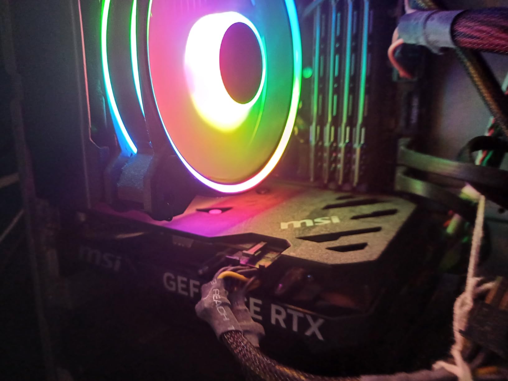 MSI Gaming GeForce RTX 4060 8GB GDRR6 Extreme Clock: 2505 MHz 128-Bit HDMI/DP Nvlink TORX Fan 4.0 Ada Lovelace Architecture Graphics Card (RTX 4060 Ventus 2X Black 8G OC) Customer Review MSI Gaming GeForce RTX 4060 8GB GDRR6 Extreme Clock: 2505 MHz 128-Bit HDMI/DP Nvlink TORX Fan 4.0 Ada Lovelace Architecture Graphics Card (RTX 4060 Ventus 2X Black 8G OC) - Customer Photo 2