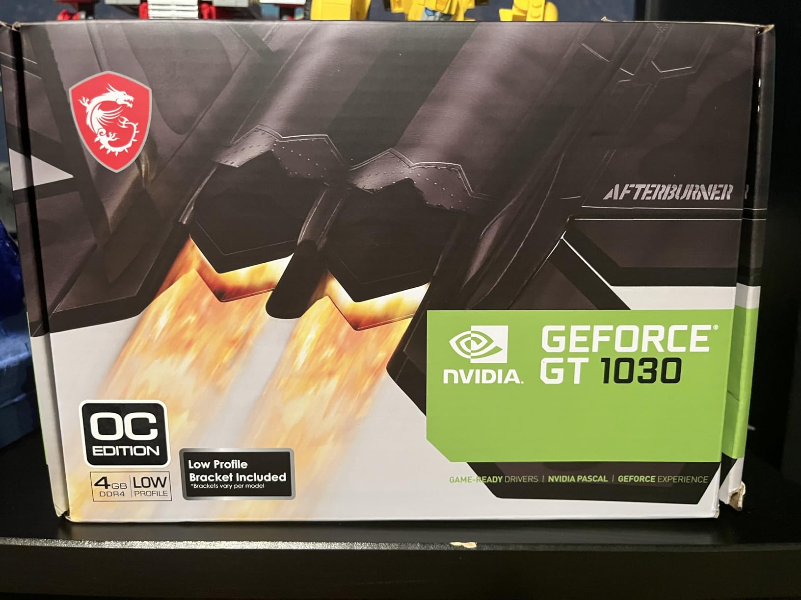 MSI Gaming GeForce GT 1030 4GB DDR4 64-bit HDCP Support DirectX 12 DP/HDMI Single Fan OC Graphics Card (GT 1030 4GD4 LP OC) - Customer Photo 3