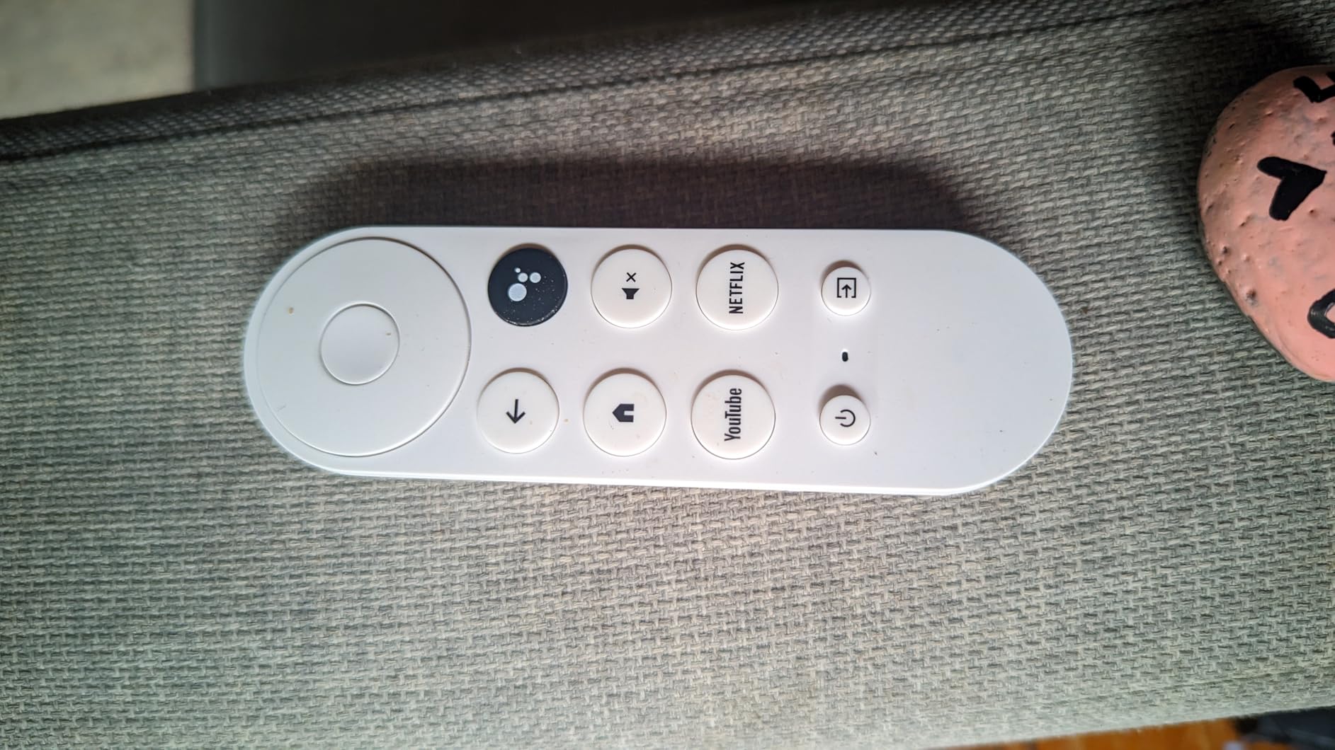 Replacement for Google-Chromecast-Remote, for Chromecast with Google TV Remote 4K/HD & Google TV Streamer 4K(Only for Snow Chromecast Google) Customer Review Replacement for Google-Chromecast-Remote, for Chromecast with Google TV Remote 4K/HD & Google TV Streamer 4K(Only for Snow Chromecast Google) - Customer Photo 1