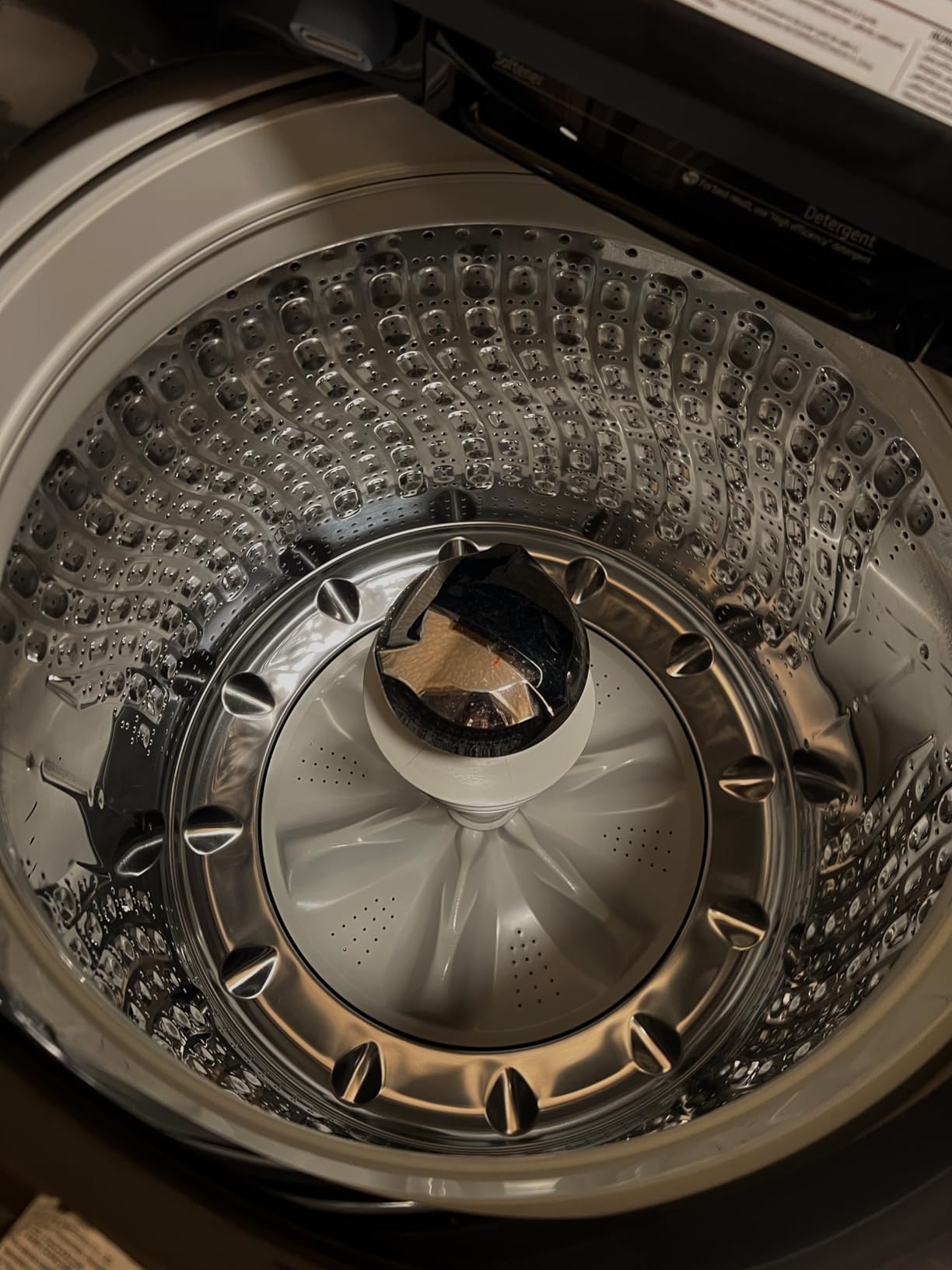 Samsung 5.4 Cu. Ft. Smart Top Load Washer with Active Wave Agitator in Brushed Black - Customer Photo 1