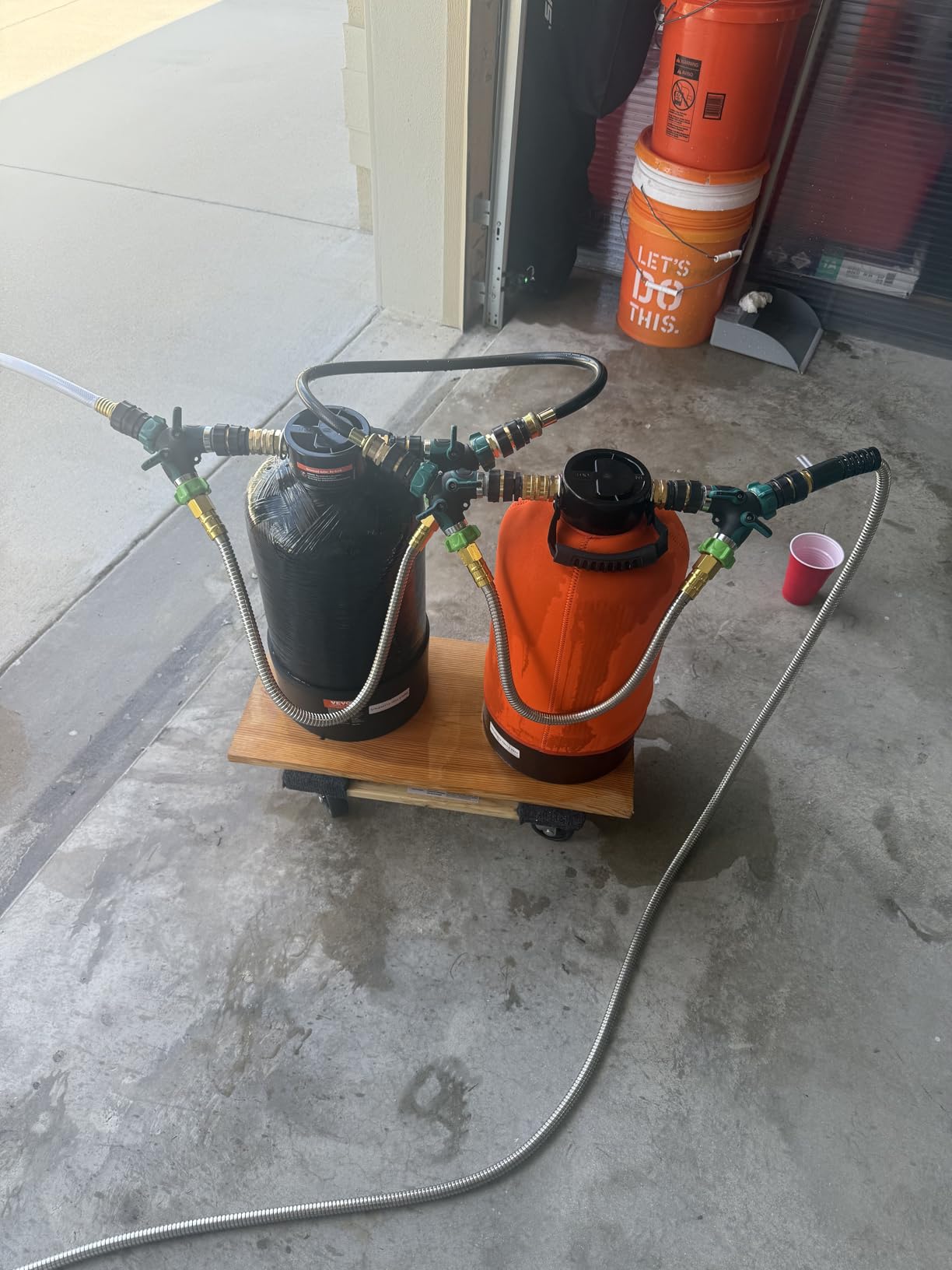 VEVOR RV Water Softener, 16,000 Grain Portable Water Softener, with 3/4