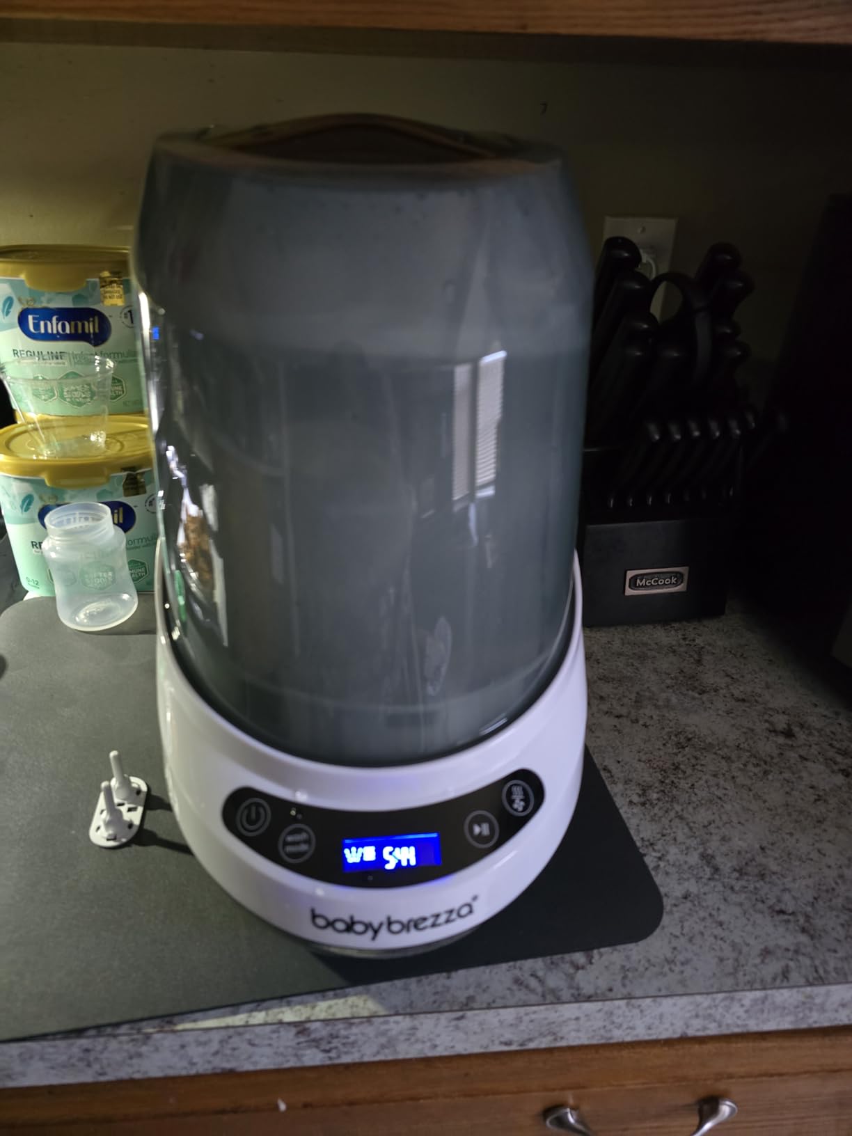 Baby Brezza Bottle Washer Pro - Baby Bottle Washer, Sterilizer + Dryer - All in One Machine Cleans Bottles, Pump Parts, & Sippy Cups - Replaces Hand Washing, Bottle Brushes and Drying Racks - Customer Photo 1