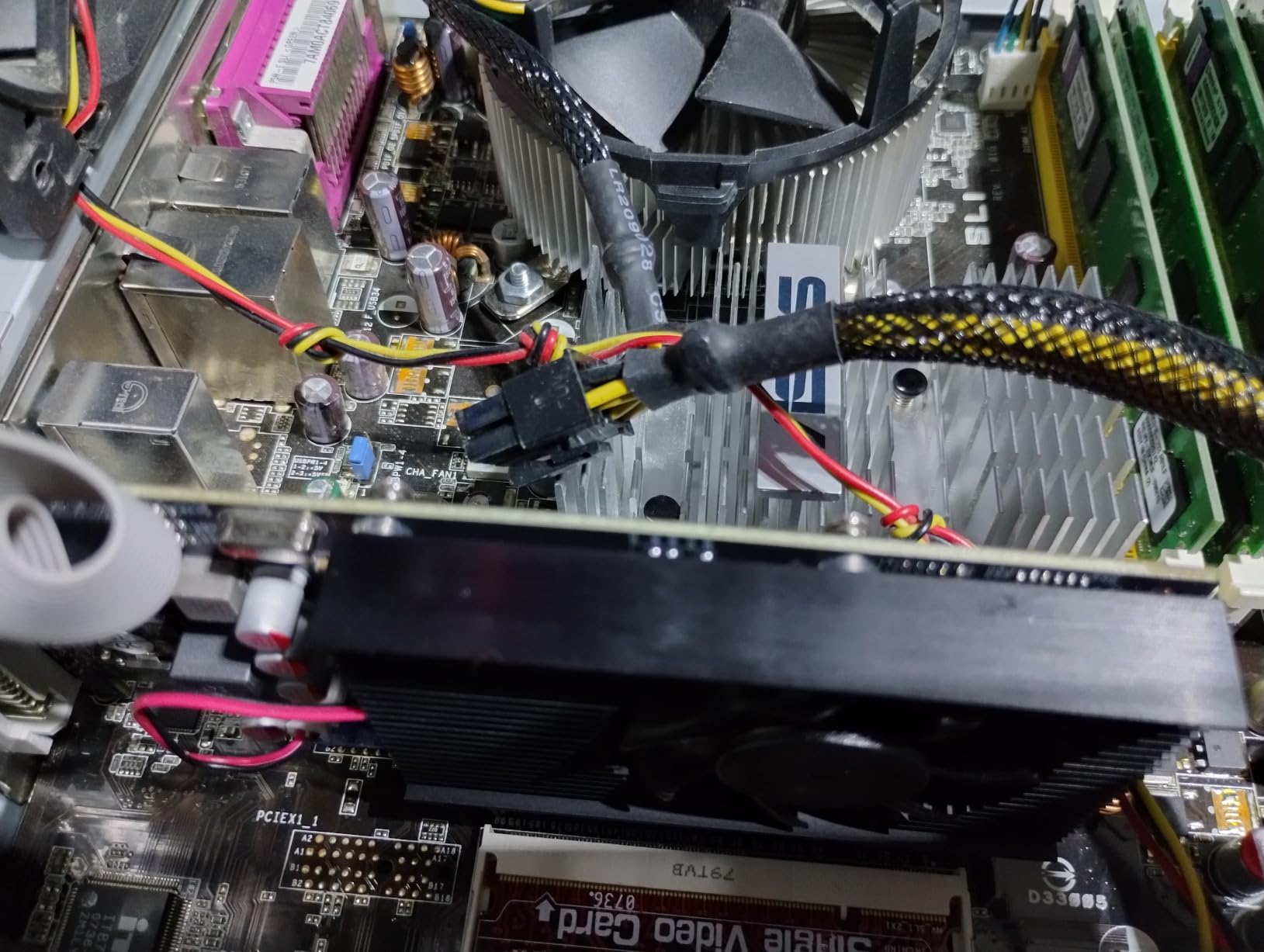 XUANMO NVIDIA GeForce 2.0 GT610 Low Profile PC 2GB Graphics Card 64bit 810MHZ, 2560x1600 PC Video Card, PCI Express 2.0, DVI VGA HDMI Video Gaming Graphics Card - Customer Photo 2