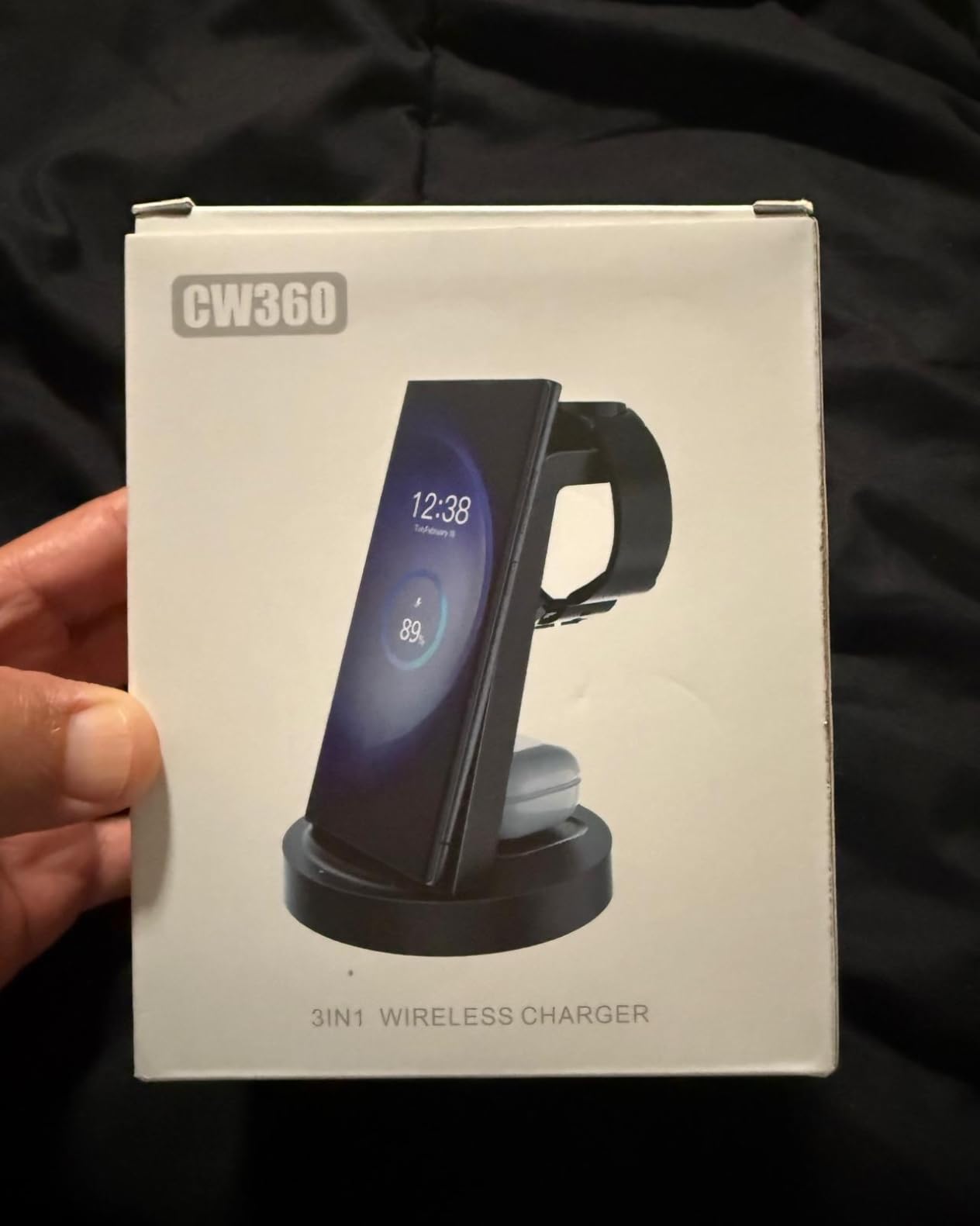 Wireless Charger for Samsung: 3 in 1 Wireless Charging Station for Samsung Galaxy Watch 8 7 6 5 4 3 Pro Classic Galaxy Buds - Charger Dock Stand for S25 S24 Ultra S23 S22 S21 Note Z Fold Android - Customer Photo 1