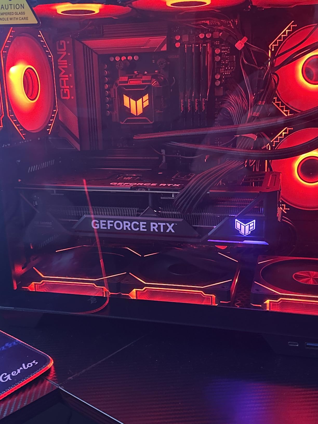 ASUS TUF Gaming GeForce RTX 4070 Ti Super 16GB GDDR6X OC Edition Gaming Graphics Card (NVIDIA GeForce RTX4070Ti DLSS 3, PCIe 4.0, 2X HDMI 2.1a, 3X DisplayPort 1.4a, TUF-RTX4070TIS-O16G-GAMING, Black) - Customer Photo 1