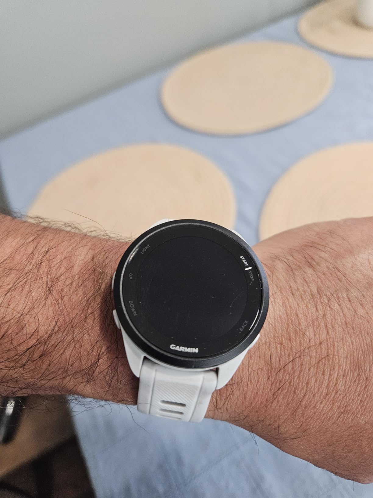 Garmin Forerunner 165, GPS Running Watch, Training Metrics and Recovery Insights, AMOLED Display, Up to 11 Day Battery, Black Customer Review Garmin Forerunner 165, GPS Running Watch, Training Metrics and Recovery Insights, AMOLED Display, Up to 11 Day Battery, Black - Customer Photo 1