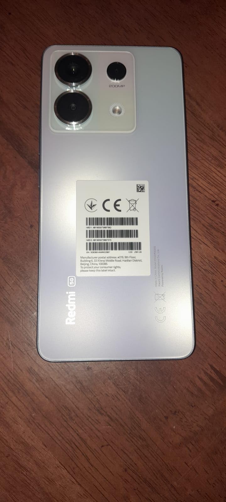 Xiaomi Redmi Note 13 Pro 5G (256GB + 8GB) 6.67