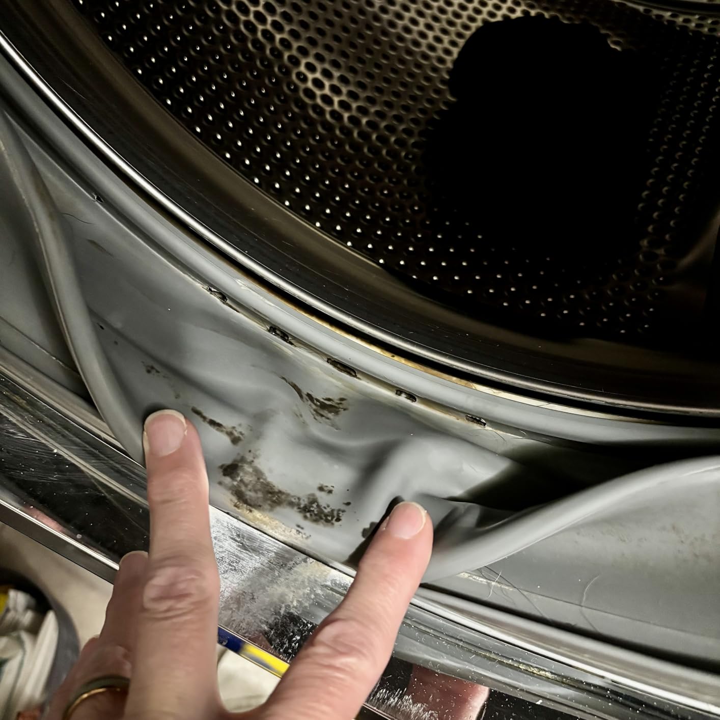 ACTIVE Mold Stain Remover Gel Cleaner Heavy Duty Stain Cleaner for Front Loader Washing Machine Seal, Bathroom Grout, Shower, Caulk - Front Load Washer Cleaning Solution - 7 Fl Oz - Customer Photo 2