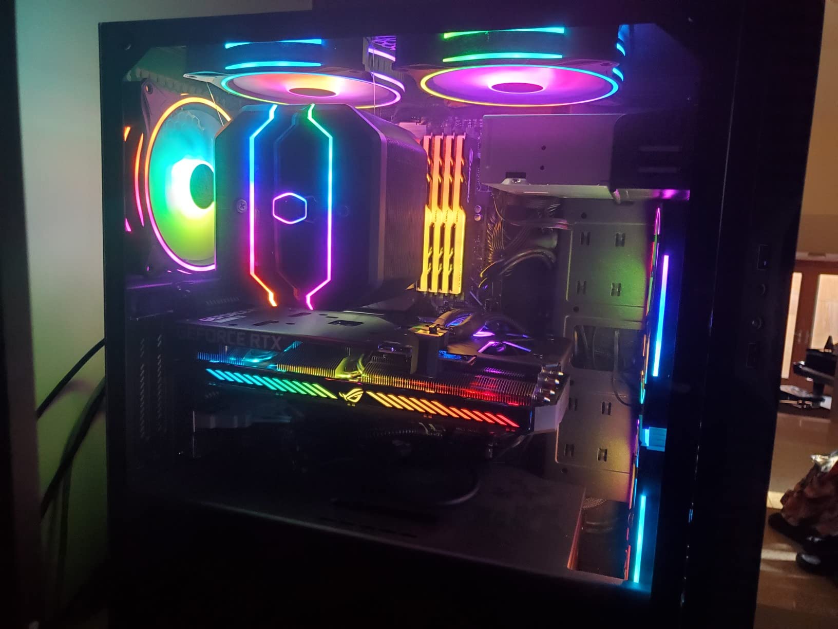 ASUS Dual GeForce RTX 3050 6GB GDDR6 OC Edition Gaming Graphics Card (PCIe 4.0, DLSS 3, HDMI 2.1, DisplayPort 1.4a, DVI-D, IP5X Dust Resistance, Stainless Steel Bracket) customer photo 1