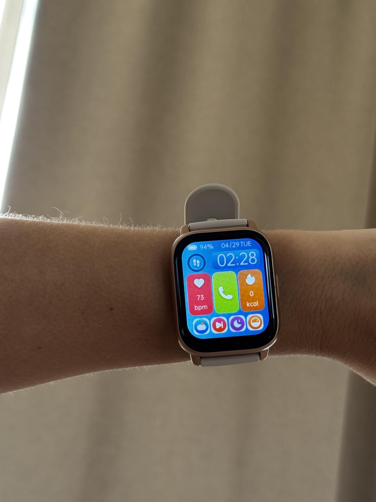 RUIMEN Smart Watches for Women Men (Answer/Make Calls, 2 Bands Included), 1.8