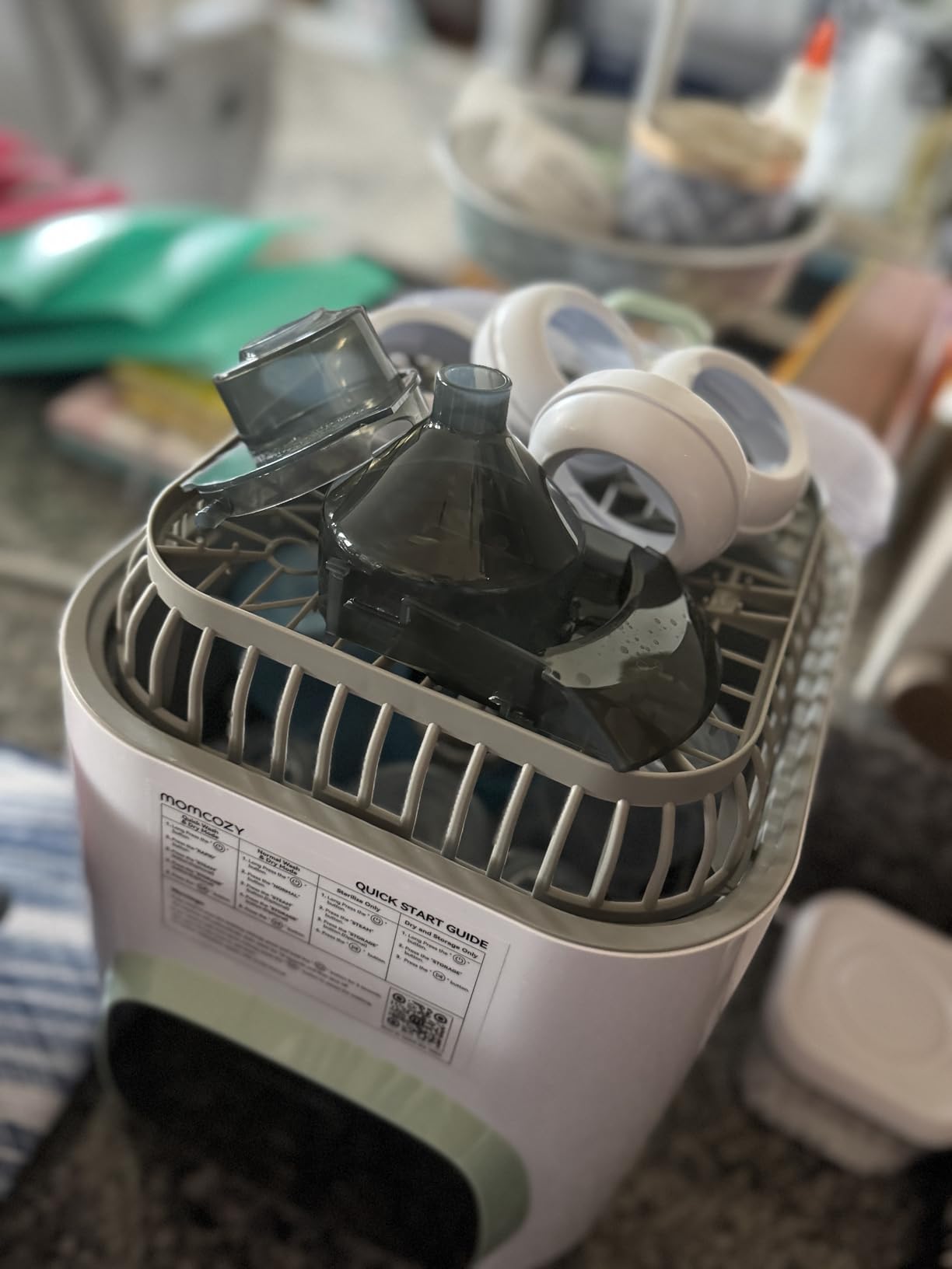 Momcozy KleanPal Pro Baby Bottle Washer, Sterilizer & Dryer - All-in-One Cleaning Machine for Bottles, Pump Parts & Baby Essentials - Time-Saving & Effortless Care - Customer Photo 2