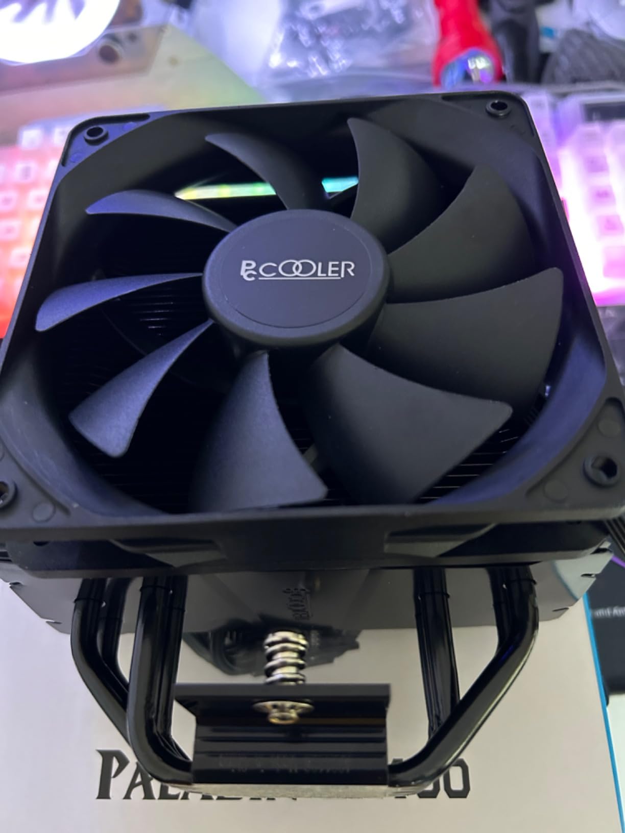 ID-COOLING IS-40-XT Black - 47mm Height Low Profile CPU Cooler, 4 Direct-Contact Heat Pipes Air Cooler for HTPCs, ITX, and Small Form Factor Builds, 92×92×15mm Slim Fan, Support Intel & AMD Socket Customer Review ID-COOLING IS-40-XT Black - 47mm Height Low Profile CPU Cooler, 4 Direct-Contact Heat Pipes Air Cooler for HTPCs, ITX, and Small Form Factor Builds, 92×92×15mm Slim Fan, Support Intel & AMD Socket - Customer Photo 2