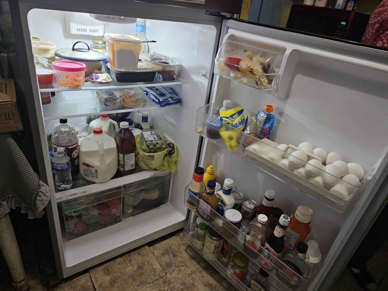 Upstreman 14.7 Cu.Ft. Double Door Refrigerator in Stainless Steel with Large Capacity Top Freezer, Frost Free, Adjustable Thermostat Control, Fingerprint-resistant, ENERGY STAR-BD147 Customer Review Upstreman 14.7 Cu.Ft. Double Door Refrigerator in Stainless Steel with Large Capacity Top Freezer, Frost Free, Adjustable Thermostat Control, Fingerprint-resistant, ENERGY STAR-BD147 - Customer Photo 1