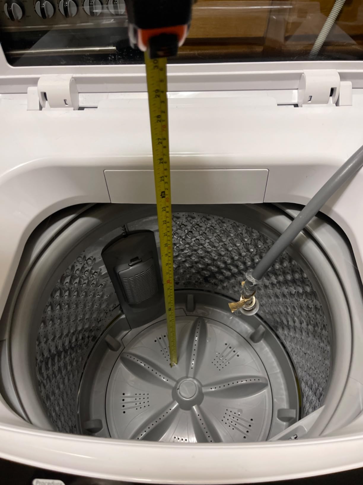 BLACK+DECKER 4.5 Cu. Ft. Front Load Washer, Full Size Washing Machine with 12 Cycles, ENERGY STAR certified Washer Machine, Hot & Cold Inlet Hoses, LED Display, 120V, BFLW45M, White - Customer Photo 1