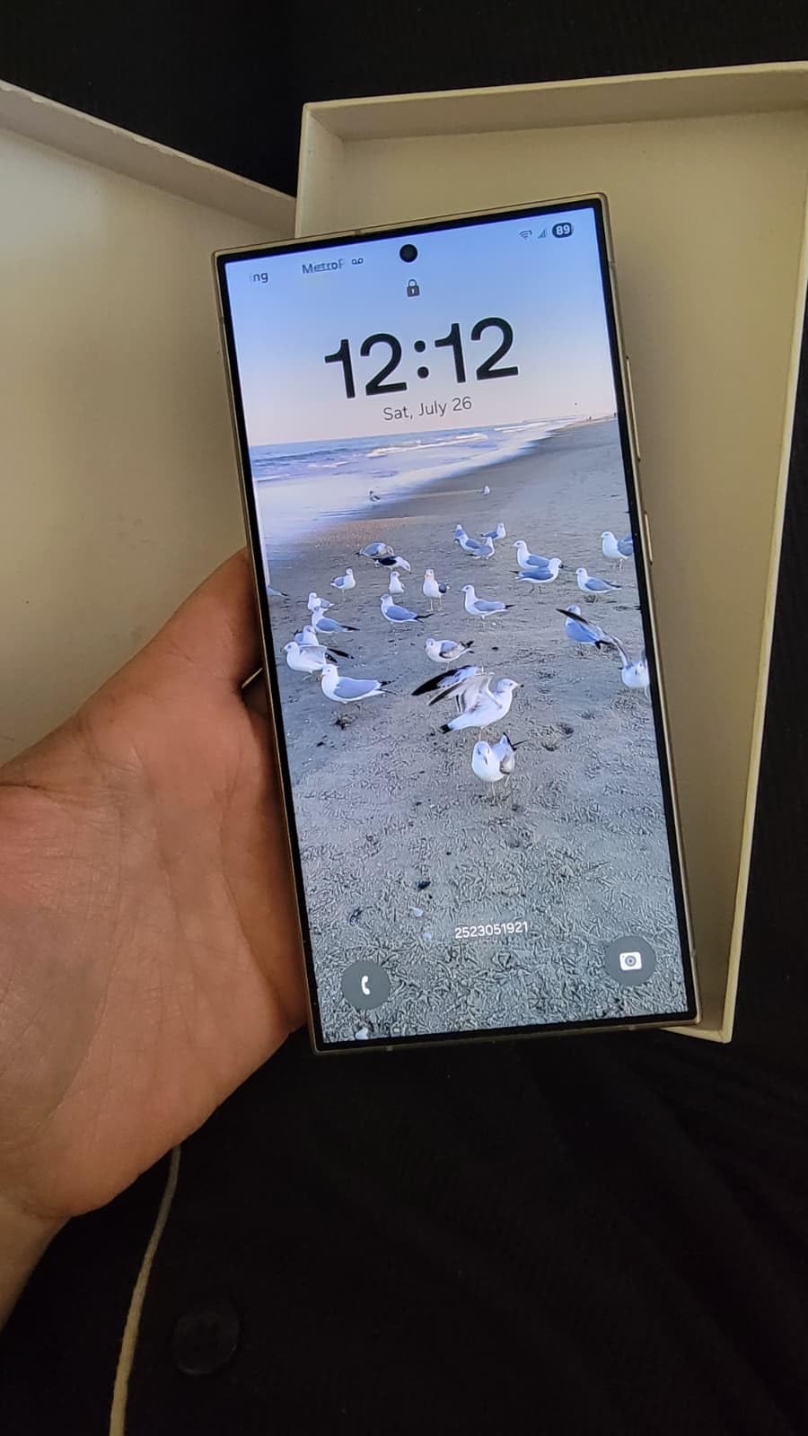 SAMSUNG Galaxy S24 Ultra 5G, US Version, 256GB, Titanium Violet - Unlocked (Renewed) Customer Review SAMSUNG Galaxy S24 Ultra 5G, US Version, 256GB, Titanium Violet - Unlocked (Renewed) - Customer Photo 3