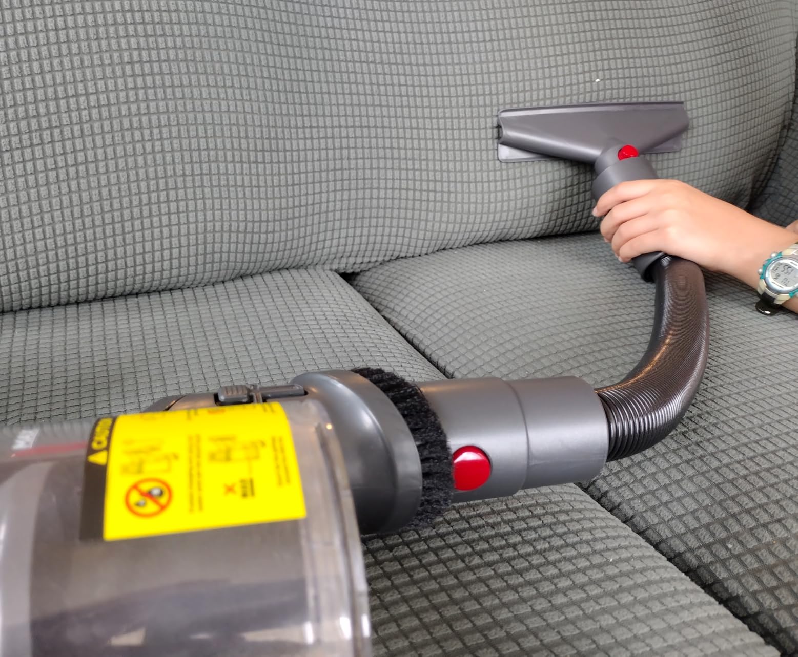 Cordless Vacuum Cleaner 600W/50Kpa, Stick Vacuum Cleaners 65 Mins Max Runtime with Charging Dock, Self-Standing Handheld Vacuum with Touch Display, 6-in-1 Vacuum Cleaner for Carpet/Hard Floor/Pet Hair - Customer Photo 1