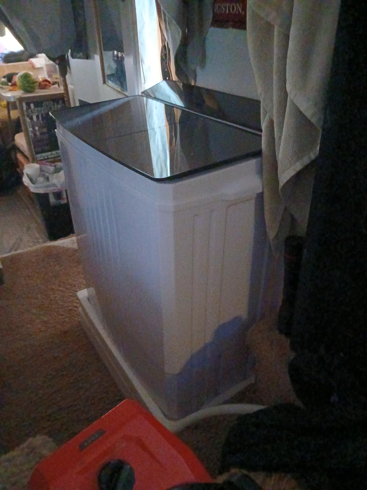 Portable Washing machine, 20lbs Mini Compact Laundry Washing Machine, Twin Tub 12lbs Washer & 8lbs Spinner, Clothes Washer Machine with Drain Pump for Apartment, Dormitory and RVs - Customer Photo 1