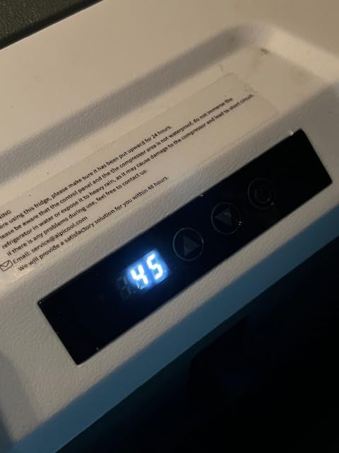 Alpicool 12 Volt Refrigerator 12V Car Fridge 10 Quart Small Car Refrigerator Portable Fridge 12/24V DC 110~240 Volt AC for Truck RV Camper SUV Portable Freezer Electric Cooler for Camping (-4℉-68℉) - Customer Photo 2