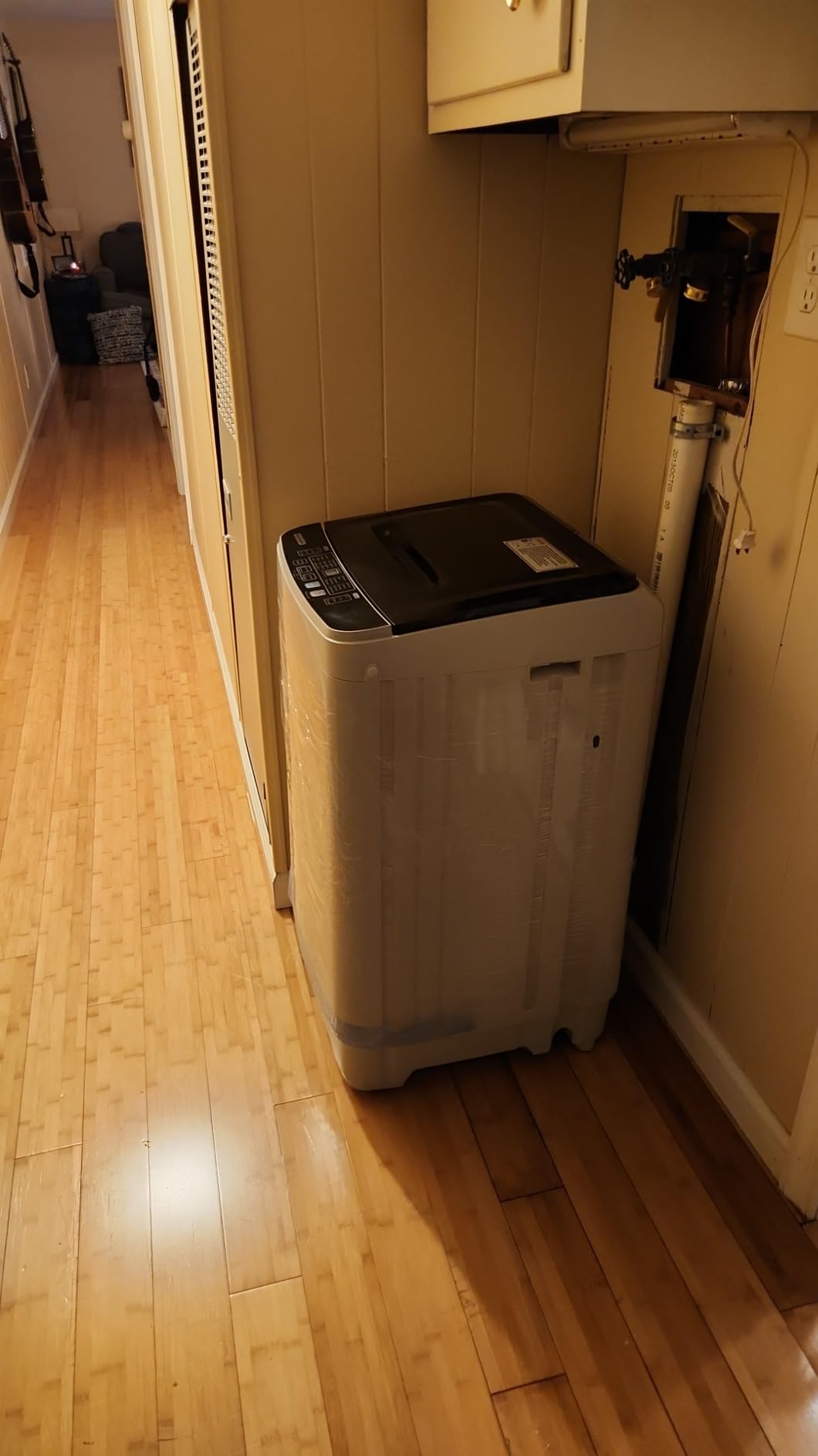 Nictemaw Portable Washing Machine, 20Lbs Capacity Full-Automatic Portable Washer Machine, 2.8Cu.ft Compact Laundry Machine with Drain Pump, 10 Programs & 8 Water Levels for Apartment Dorm RV Customer Review Nictemaw Portable Washing Machine, 20Lbs Capacity Full-Automatic Portable Washer Machine, 2.8Cu.ft Compact Laundry Machine with Drain Pump, 10 Programs & 8 Water Levels for Apartment Dorm RV - Customer Photo 1