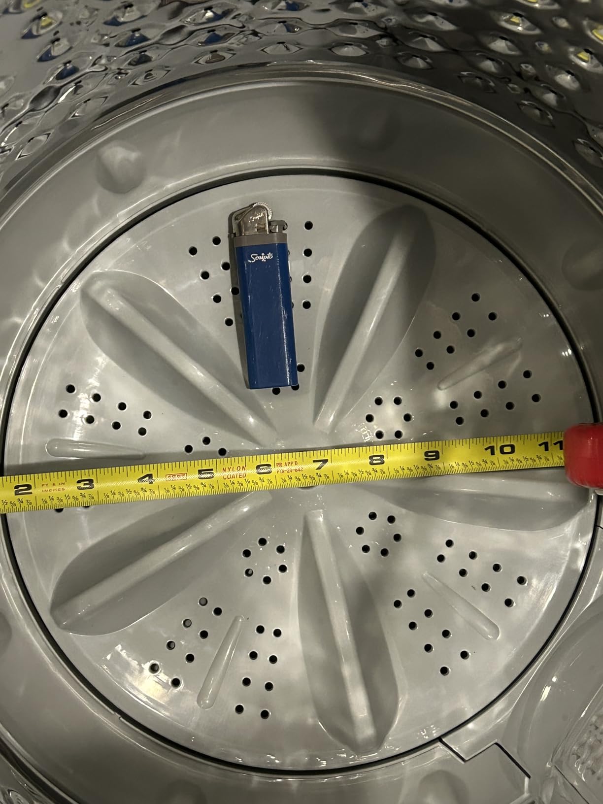 Euhomy 1.03cu.ft Portable Washer, 8.8LBS Capacity Small Portable Washing Machine with 10 Programs 5 Water Levels, Drain Pump and LED Display,Compact Washer for Apartments, RVs, Homes, Light Gray - Customer Photo 1