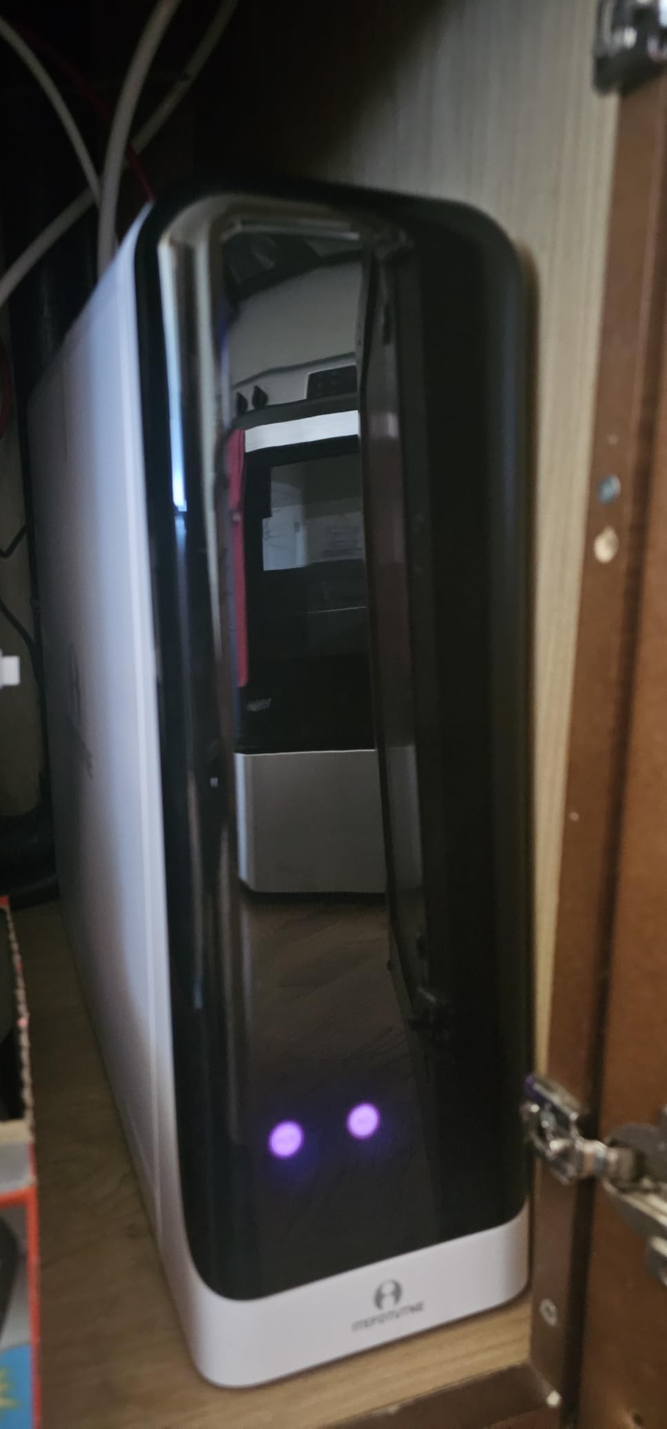 600 GPD Reverse Osmosis System, 8 Stage Tankless RO Water Filter System, Under Sink Water Filtration System, Reduces PFAS TDS, Under Sink RO System, 1:1 Pure to Drain, FCC Listed - Customer Photo 1