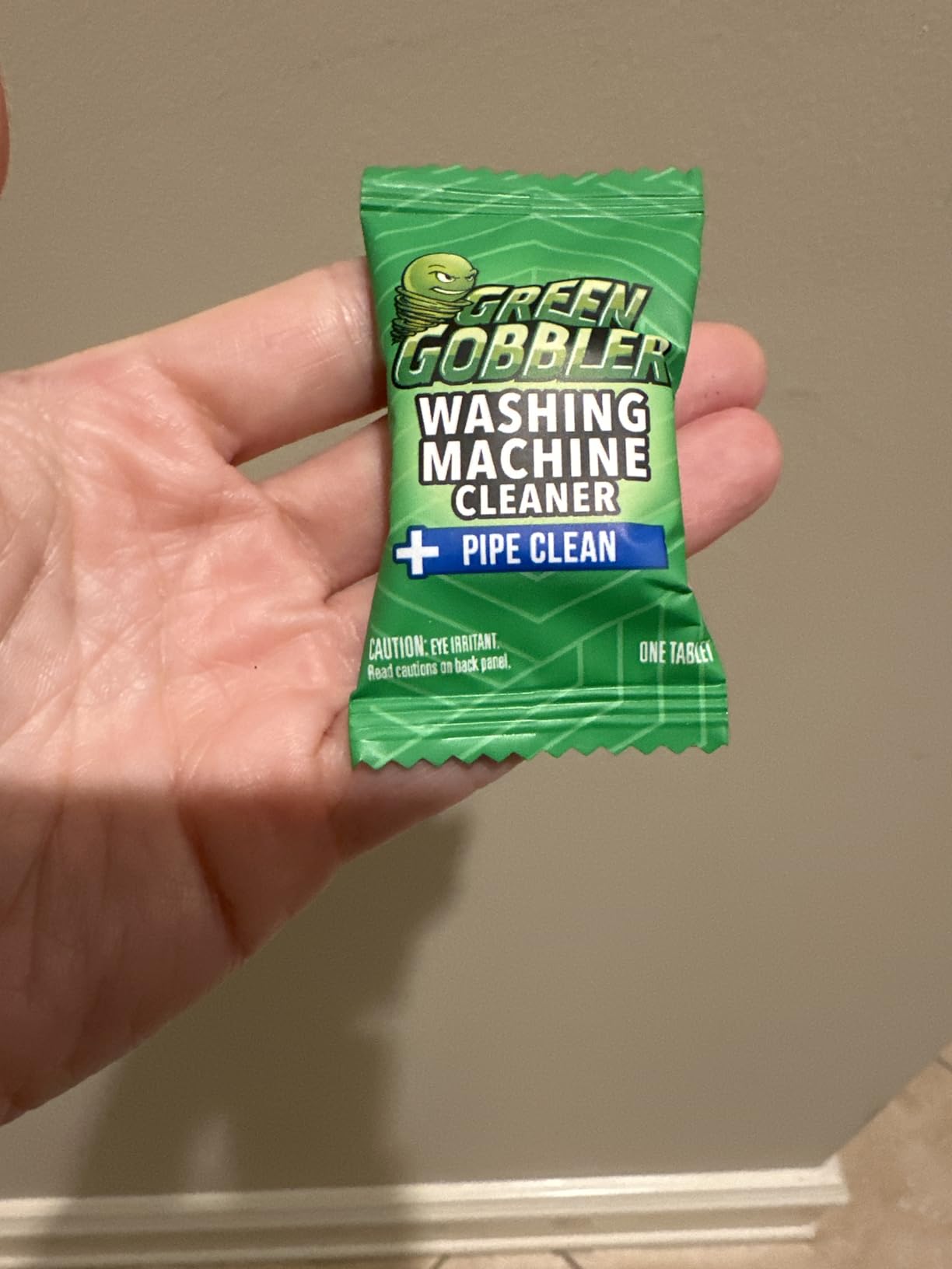 Green Gobbler Washing Machine Cleaner Tablets with Pipe Clean Technology Deodorizer | Front & Top Load Washer | 28 Count - Customer Photo 1