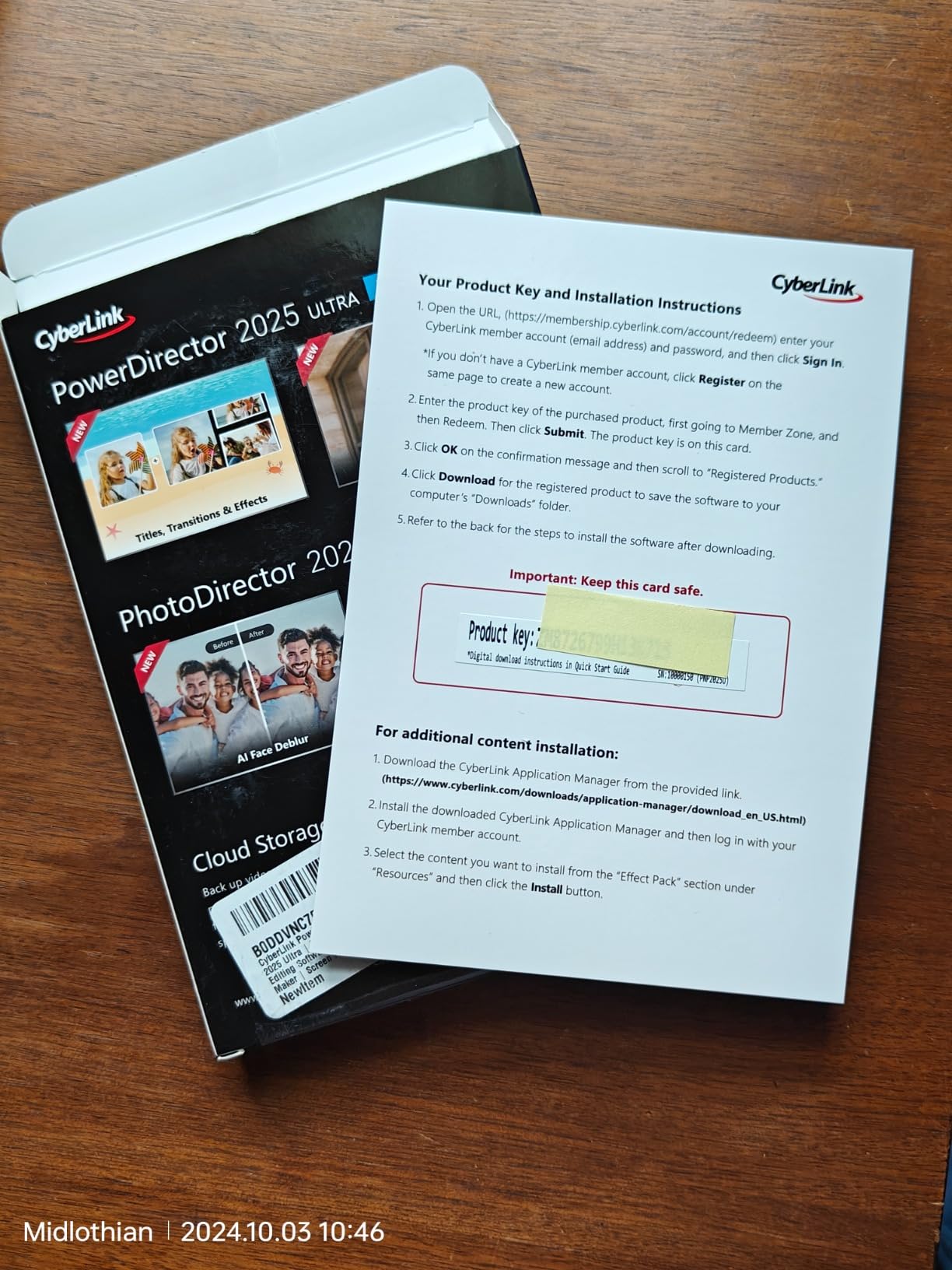 CyberLink PowerDirector and PhotoDirector 2025 Ultra | Easy AI Video Editing & AI Photo Editing Software for Windows | Slideshow Maker | Screen Recorder | Box with Download Code Customer Review CyberLink PowerDirector and PhotoDirector 2025 Ultra | Easy AI Video Editing & AI Photo Editing Software for Windows | Slideshow Maker | Screen Recorder | Box with Download Code - Customer Photo 1