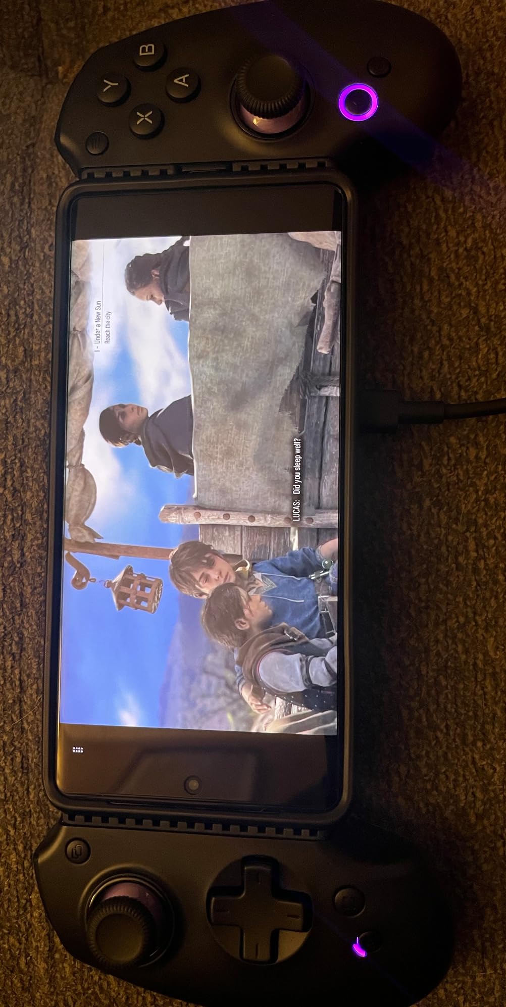 S9 Full-Size Gaming Phone Controller for iPhone 15/16, iPad Mini 6/7, Android Tablet, Bluetooth＆Type-C Mobile Gamepad with Free Key Mapping＆App, for Genshin Impact & Zenless Zone Zero, Hall Joystick - Customer Photo 2