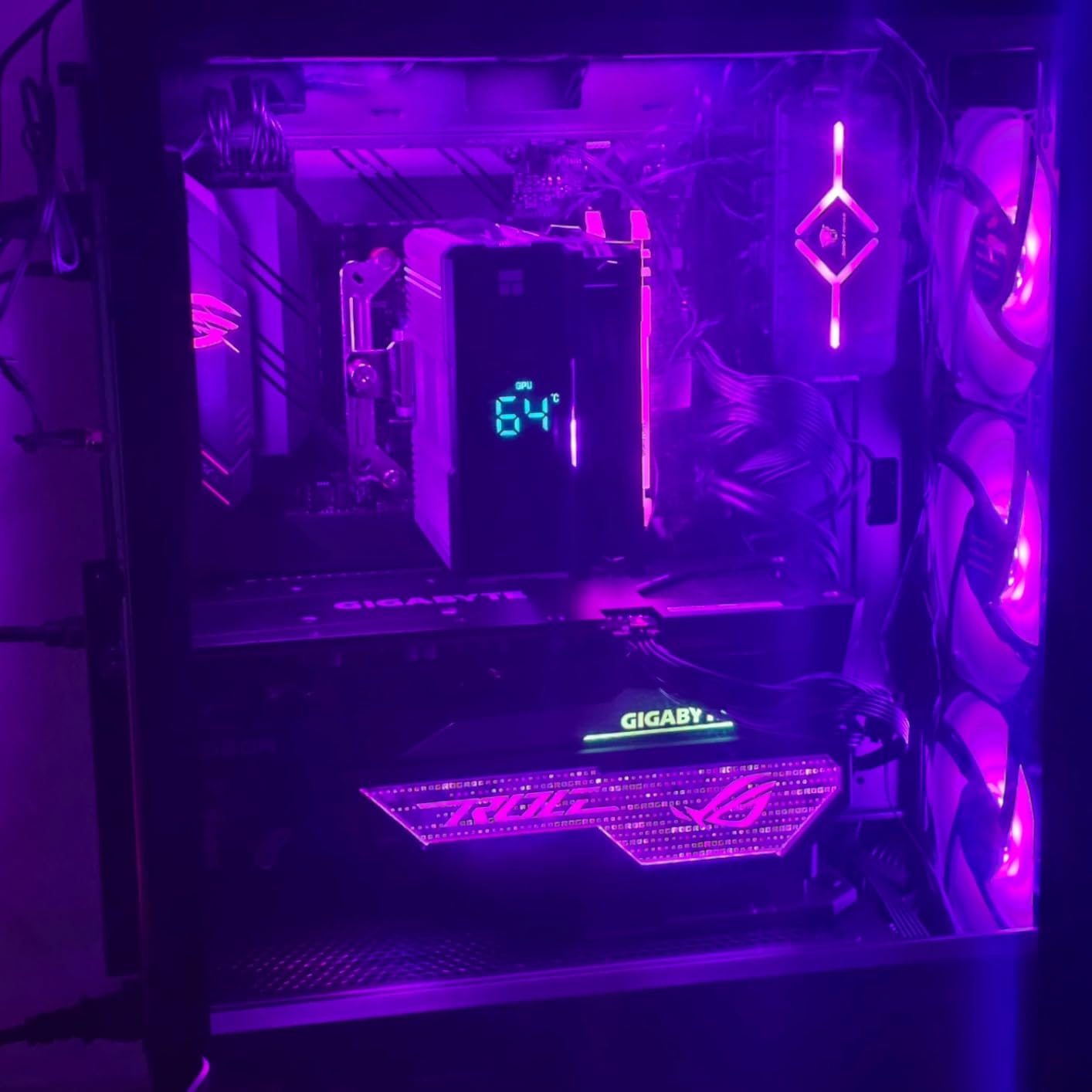 Thermalright Assassin X 120R Digital ARGB Black CPU Cooler, Digital Screen Top Cover, TL-P12-S PWM Quiet Fan CPU Air Cooler, Computer Heatsink Cooling, Support AM4/AM5,Intel LGA1851/1700/115X/1200 - Customer Photo 2