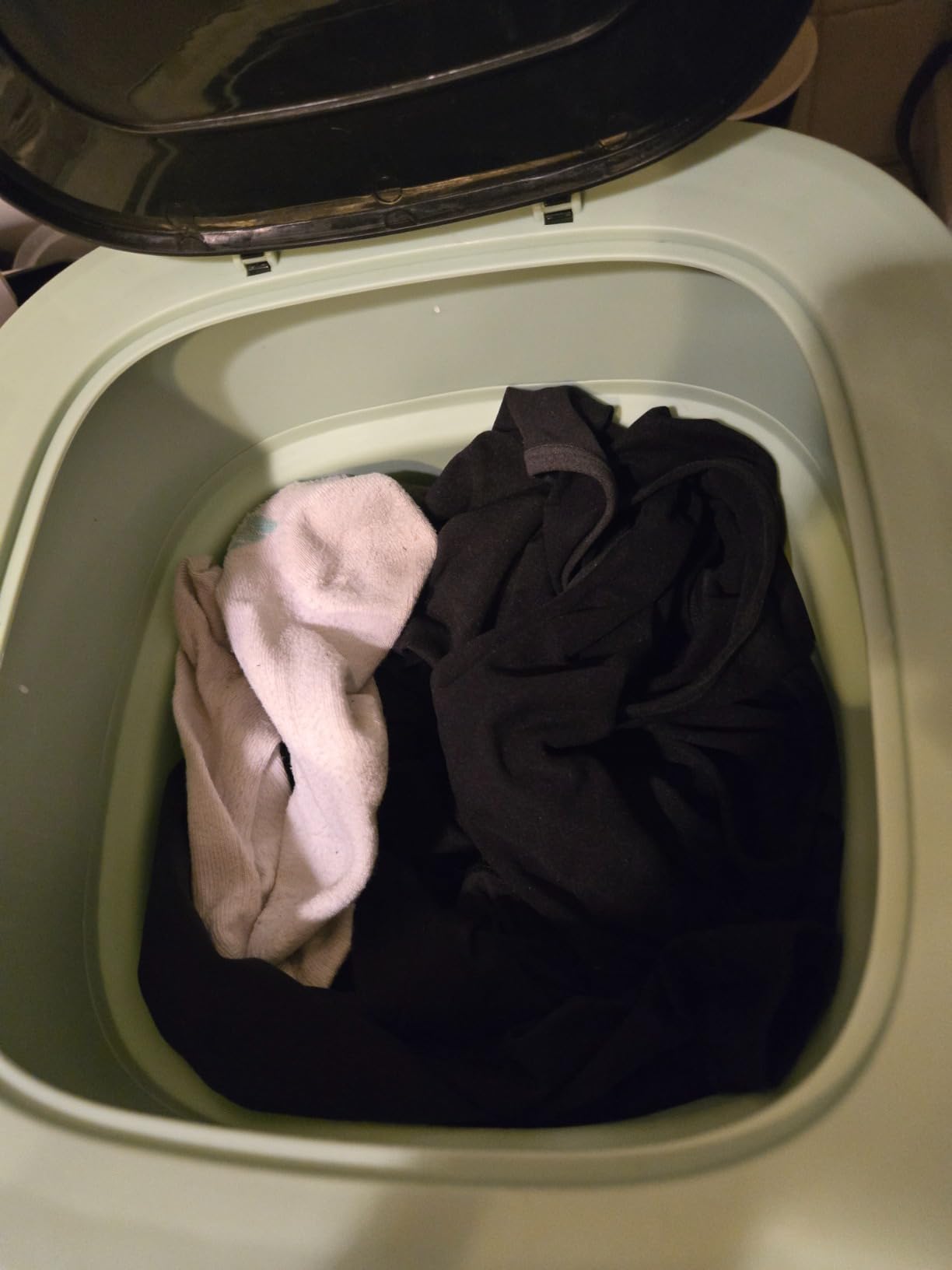 Portable Washing Machine,16L Laundry Washer with 3 Modes Deep Cleaning for Underwear,Baby Clothes,Shirt,Small Delicates. Mini Foldable Washer and Dryer Combo for Apartment,Hotel,Camp,RV,Travel(Green) - Customer Photo 1