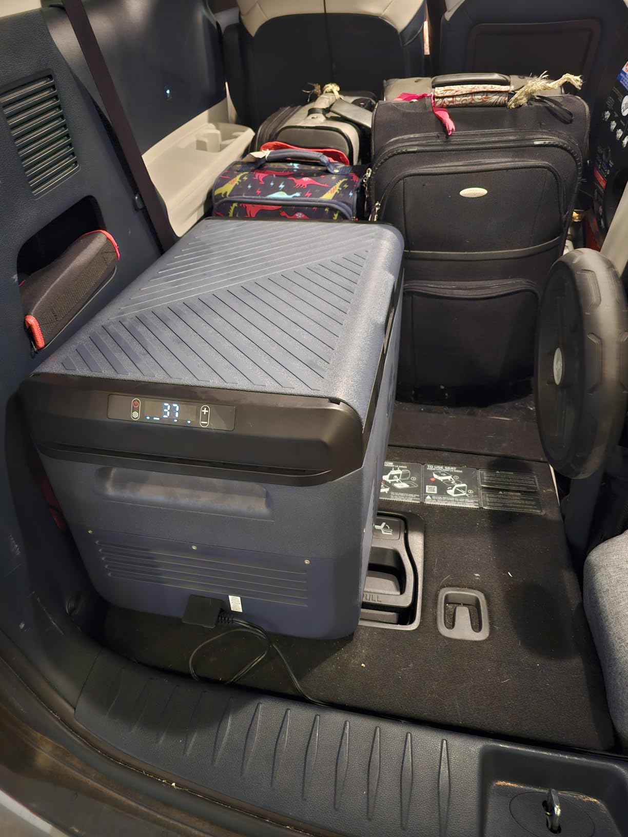 BODEGACOOLER 12 Volt Car Refrigerator, 79QT(75L) IPX4 Waterproof Electric Cooler, RV Car Fridge Dual Zone APP Control with 12/24V DC 110-240V AC, -4℉~68℉, Portable Freezer for Truck RV Camping, Travel - Customer Photo 1