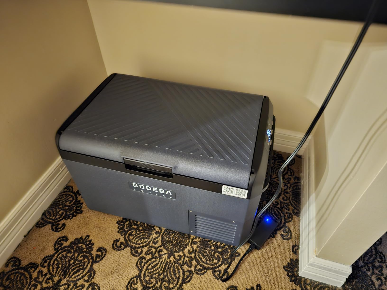 BODEGACOOLER 12 Volt Car Refrigerator, 79QT(75L) IPX4 Waterproof Electric Cooler, RV Car Fridge Dual Zone APP Control with 12/24V DC 110-240V AC, -4℉~68℉, Portable Freezer for Truck RV Camping, Travel - Customer Photo 3