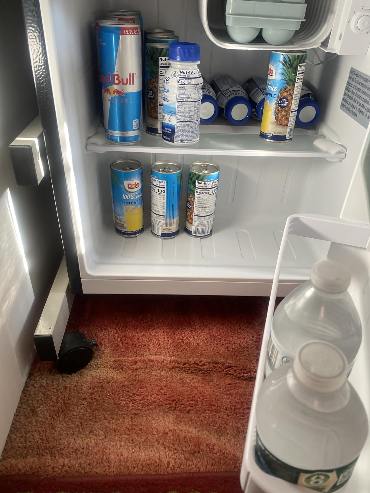 Frestec 1.7 Cu.Ft Mini Fridge with Freezer, Mini Fridge for Bedroom, Small Refrigerator, Dorm Refrigerators with Freezer, Compact Refrigerator for Office, Apartment, Dorm, Bedroom (Grey) - Customer Photo 1