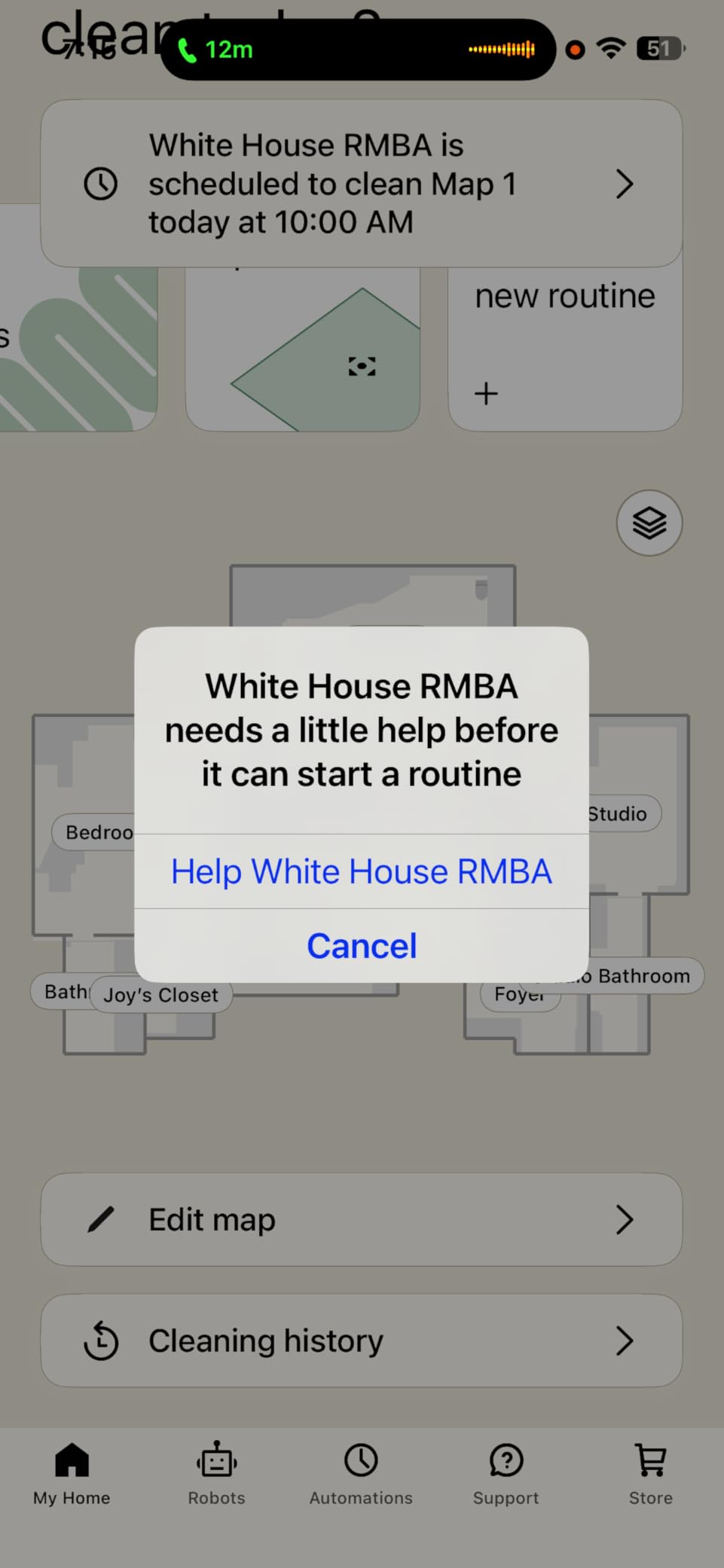 iRobot Roomba Plus 505 Combo Robot Vacuum & Mop with AutoWash Dock - Extending Spinning Mop Pads, Self-Empties, Pad Wash & Heated Drying, Self-cleaning, Recognizes & Avoids Obstacles, LiDAR Navigation - Customer Photo 3