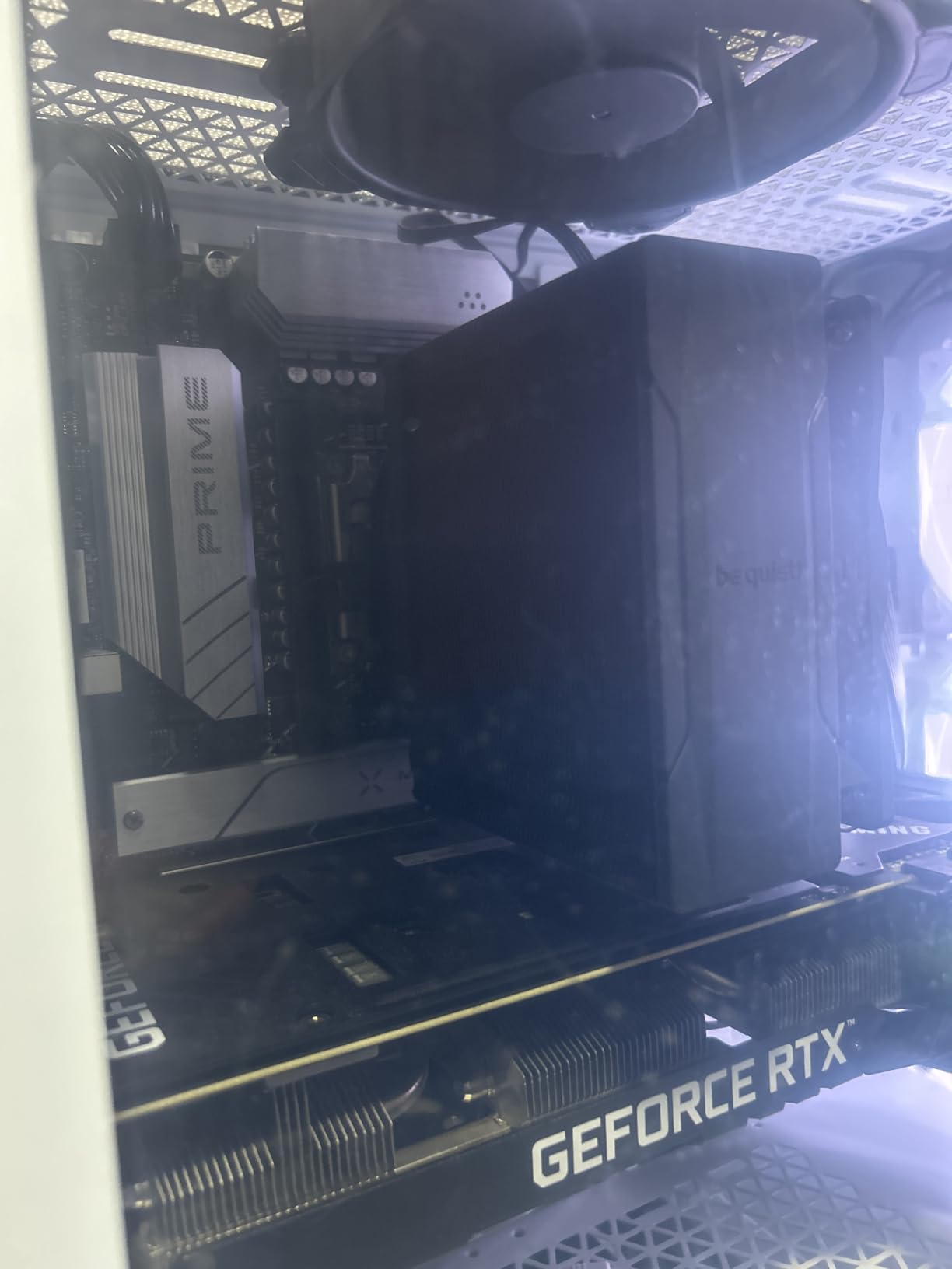 be quiet! Pure Rock Pro 3 Black CPU Air Cooler | 6 High Performance 6mm Heat Pipes with HDT Technology | 120mm Quiet PWM Fan | AMD:AM4 AM5/Intel LGA 1700/1150/1151/1200 | Black | BK042 Customer Review be quiet! Pure Rock Pro 3 Black CPU Air Cooler | 6 High Performance 6mm Heat Pipes with HDT Technology | 120mm Quiet PWM Fan | AMD:AM4 AM5/Intel LGA 1700/1150/1151/1200 | Black | BK042 - Customer Photo 2