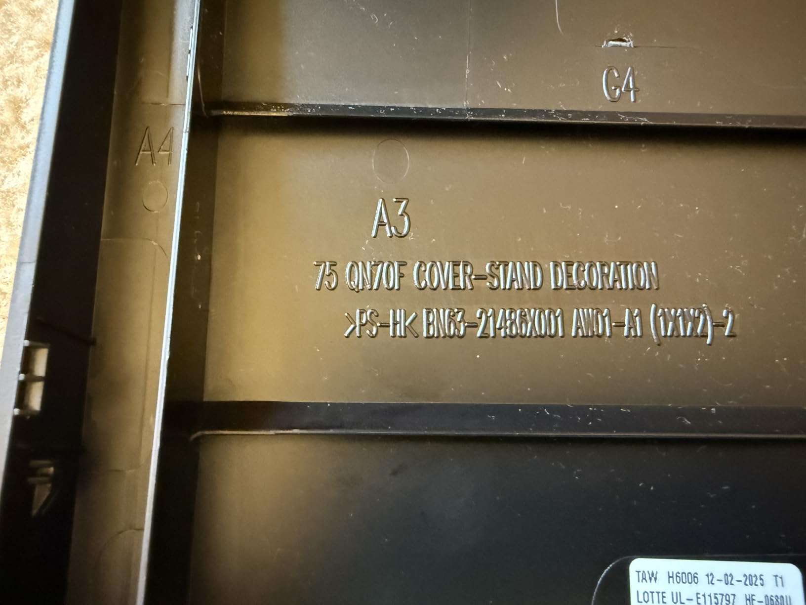 Samsung 75-Inch Class Neo QLED 4K QN80F Series, Vision AI, Mini LED Smart TV (2025 Model, 75QN80F) Neo Quantum HDR, Object Tracking Sound Lite w/Dolby Atmos, NQ4 AI Gen2 Processor, Alexa Built-in Customer Review Samsung 75-Inch Class Neo QLED 4K QN80F Series, Vision AI, Mini LED Smart TV (2025 Model, 75QN80F) Neo Quantum HDR, Object Tracking Sound Lite w/Dolby Atmos, NQ4 AI Gen2 Processor, Alexa Built-in - Customer Photo 3