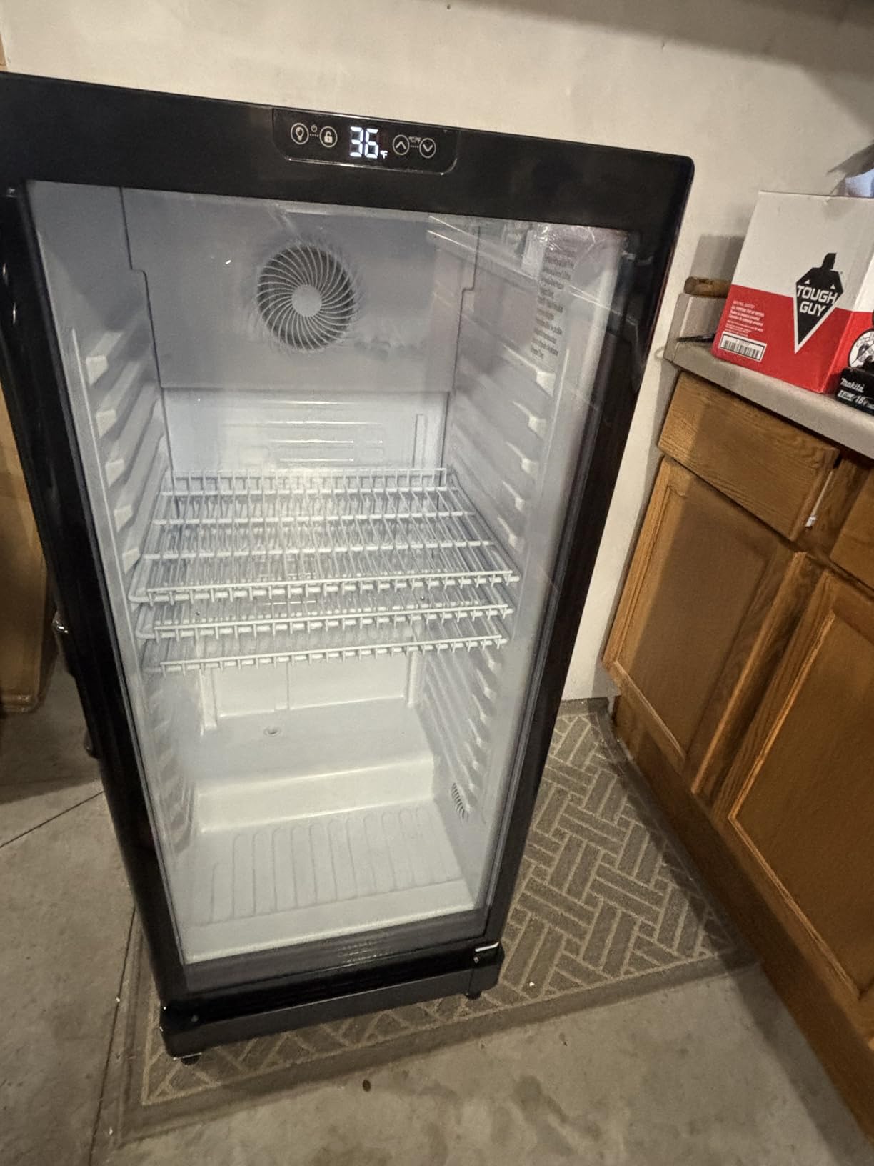 6 Cu.Ft Commercial Refrigerators, Display Fridge with Double-Tempered Glass Door, Beverage Cooler for Bar, Office, Restaurant, Outdoor Beverage Refrigerator with Locking, Key & LED - Customer Photo 2