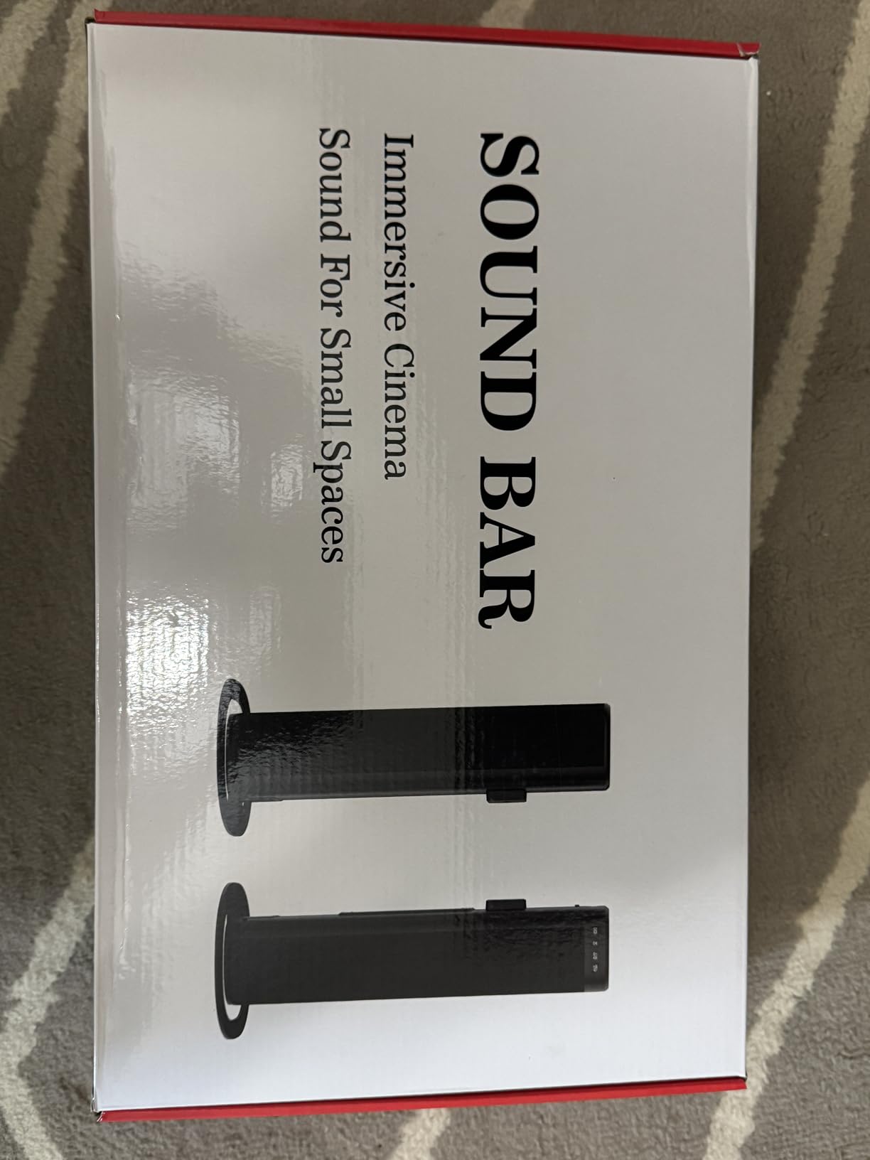 Sound Bar, 100W Sound Bar for Smart TV, Bluetooth 5.3 Soundbar, 2 in 1 Detachable Home Speaker Bass Effect, Home Theater Surround Sound, ARC/Optical/AUX/USB Connections, for TV/PC/Projectors - Customer Photo 1